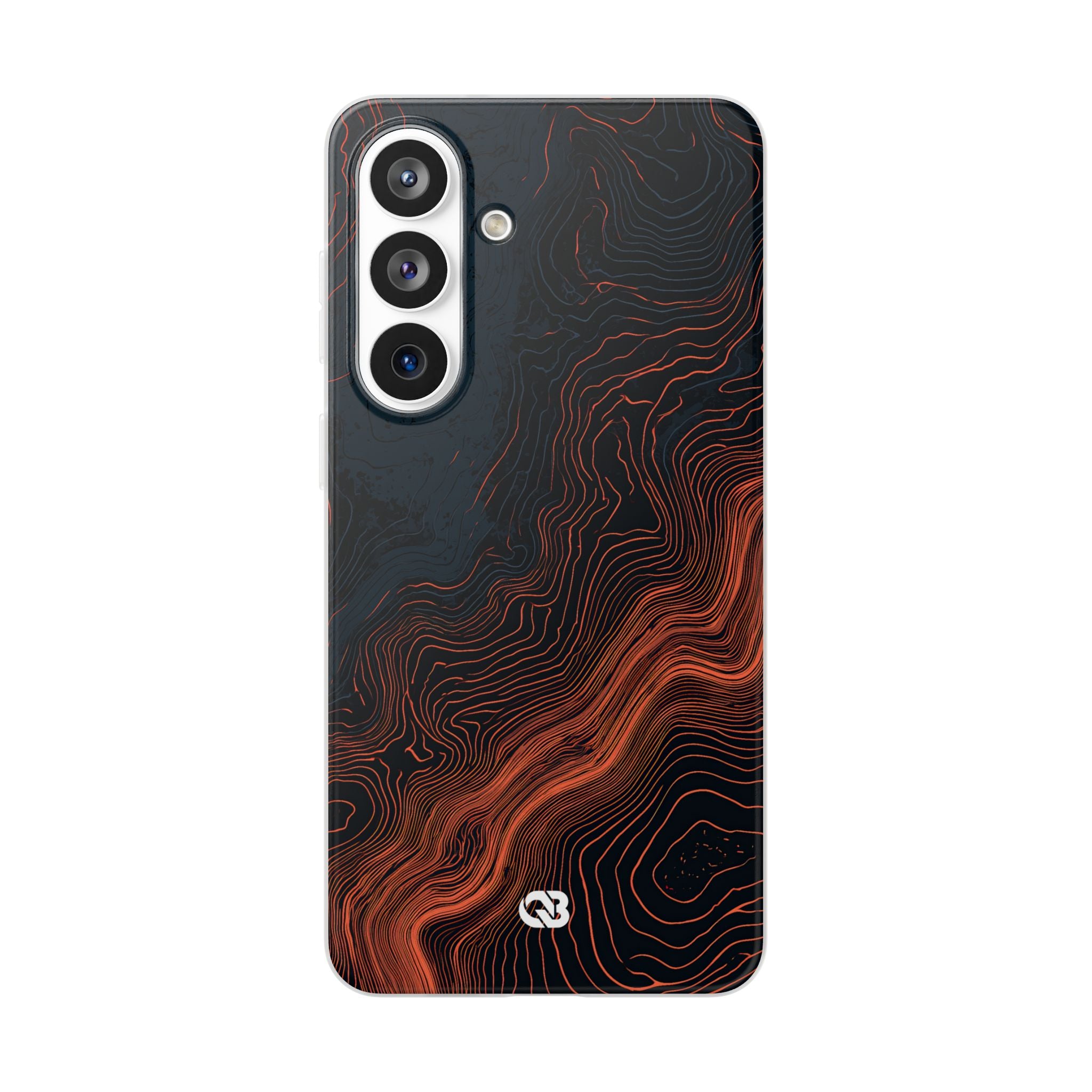Black Lite Phone Case for Samsung - Volcanic Basalt Map