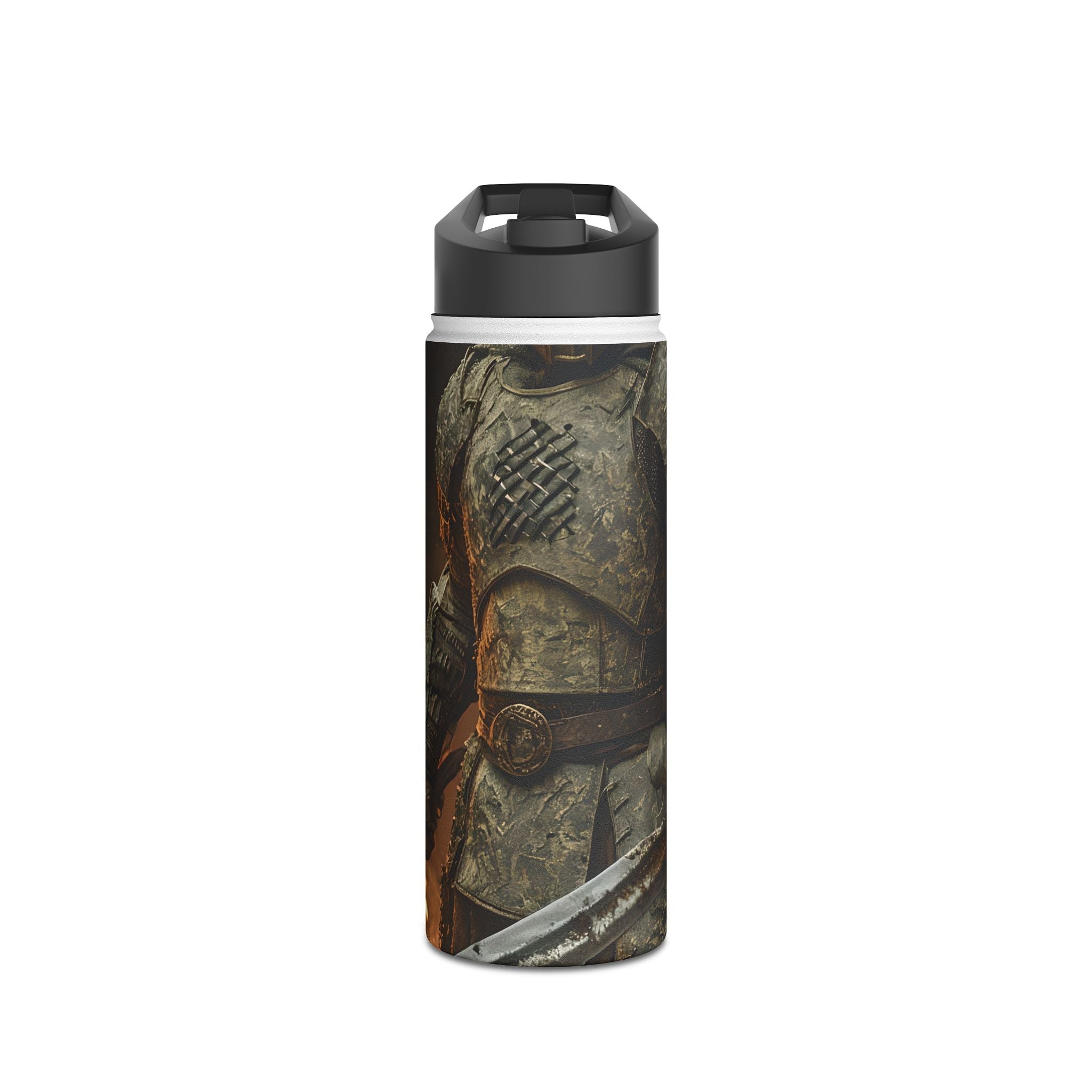 Horned Warrior Flame - Stainless Steel Water Bottle
