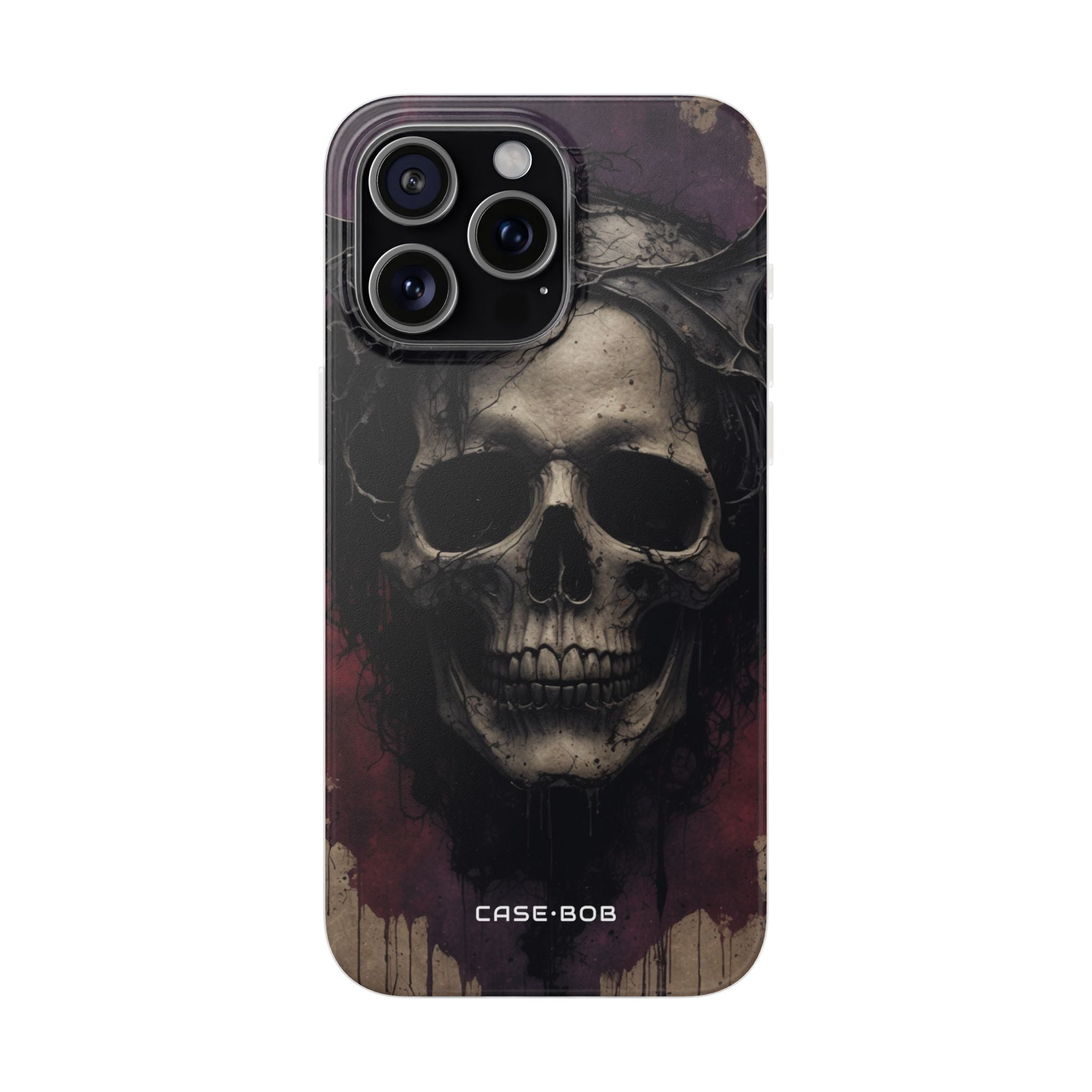 Skull Crown iPhone 15 Pro Max Case - Soft