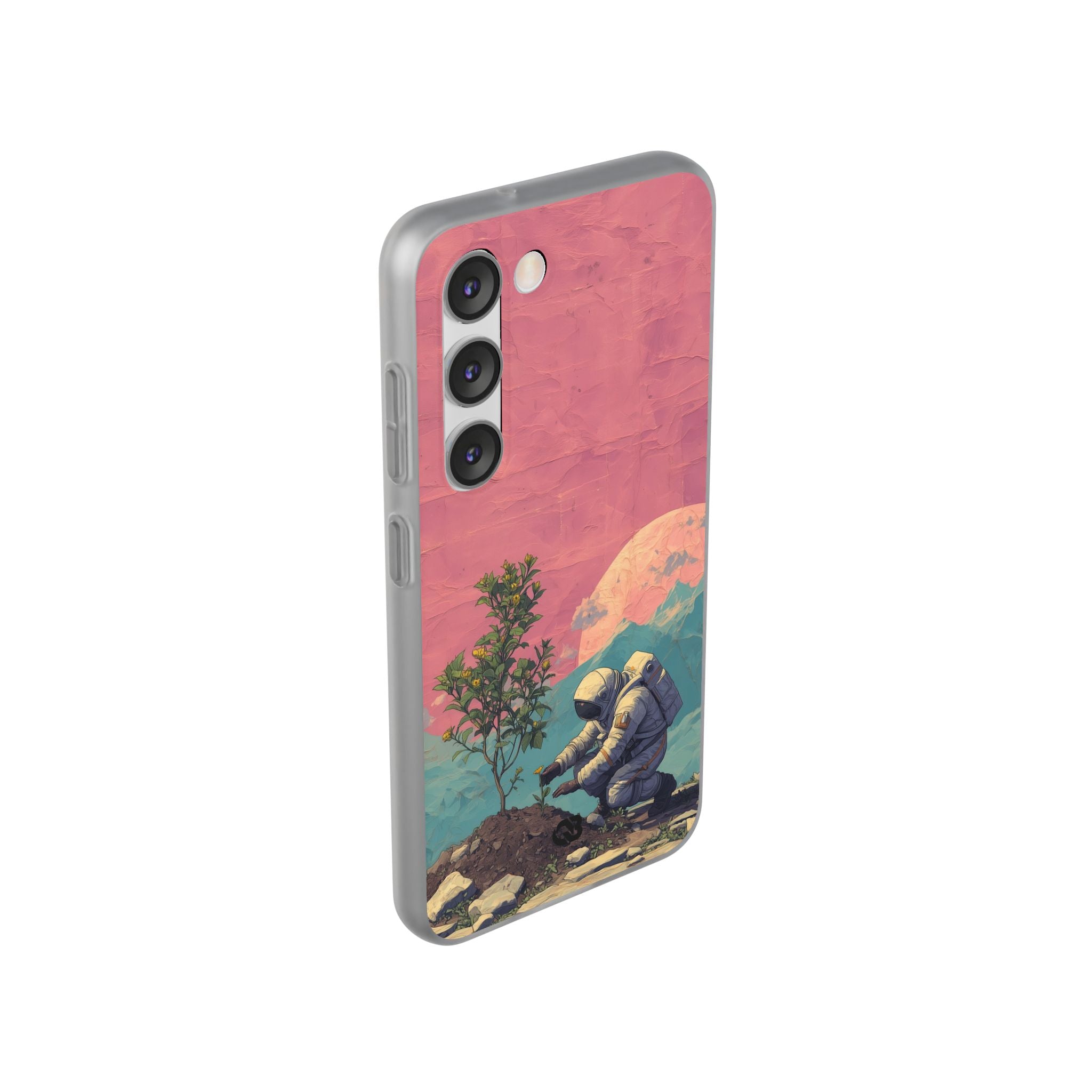 Lunar Pastel Bloom · Soft Phone Case for Samsung