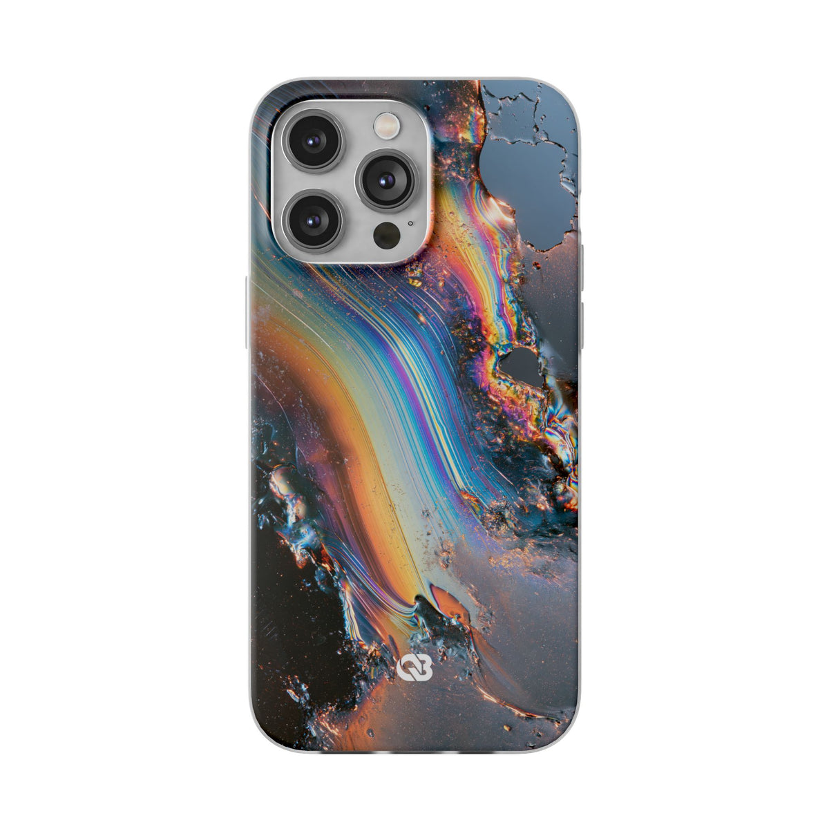 Prismatic Aura Flow · Lite Phone Case for iPhone · Blue