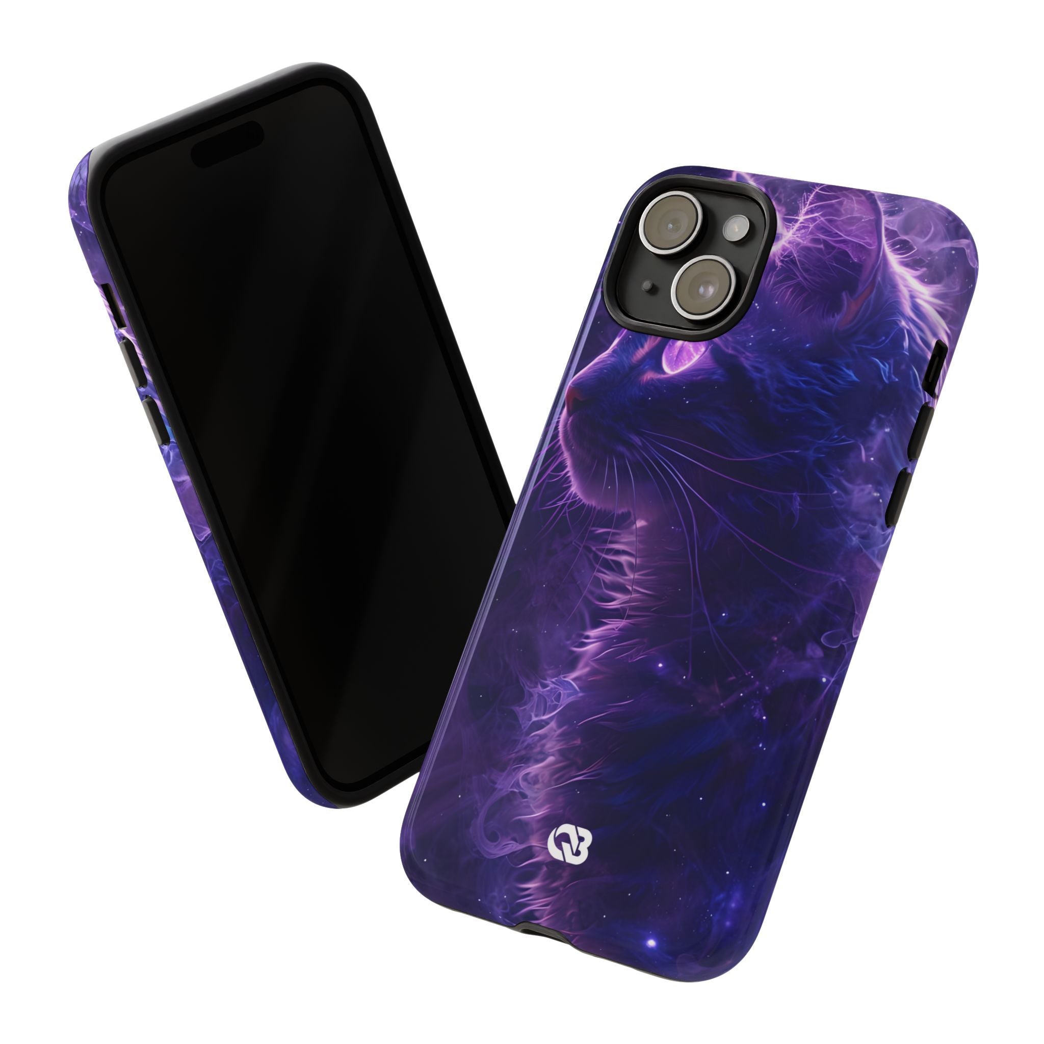 Purple Void Feline · Tough Custodia per iPhone