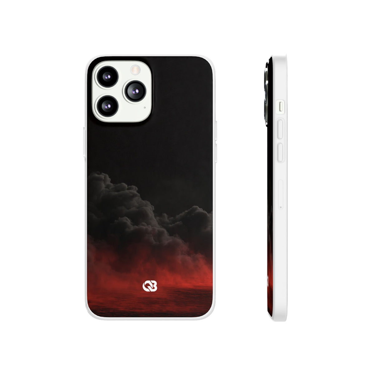 Crimson Fog Void · Lite Phone Case for iPhone · Black