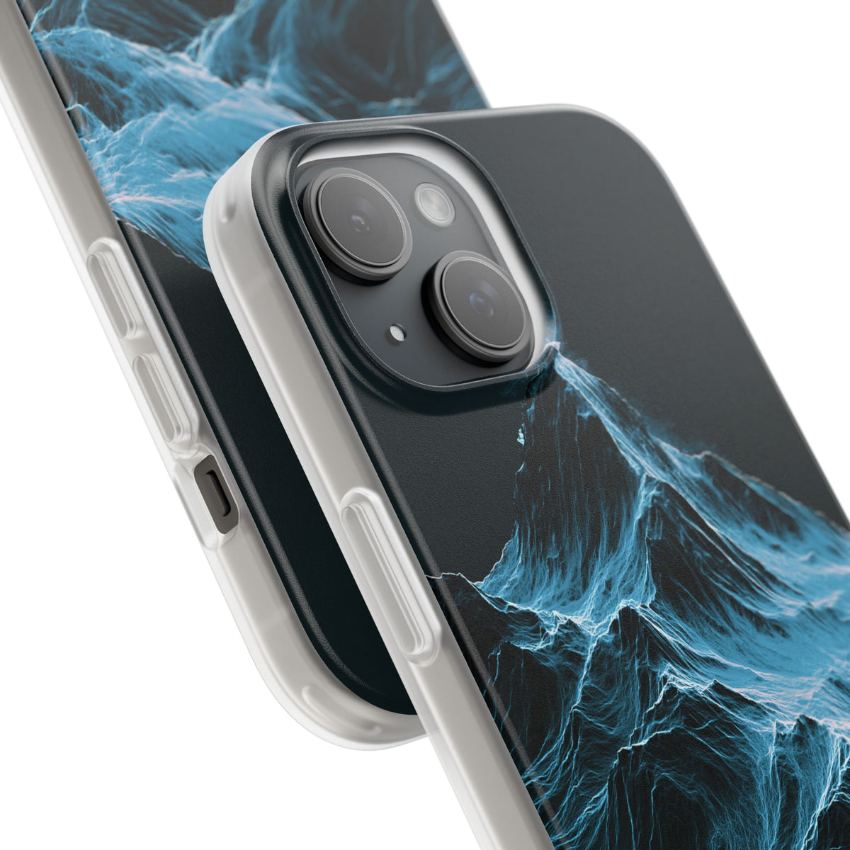 Nordic Frost Peak · Lite Phone Case for iPhone · Blue