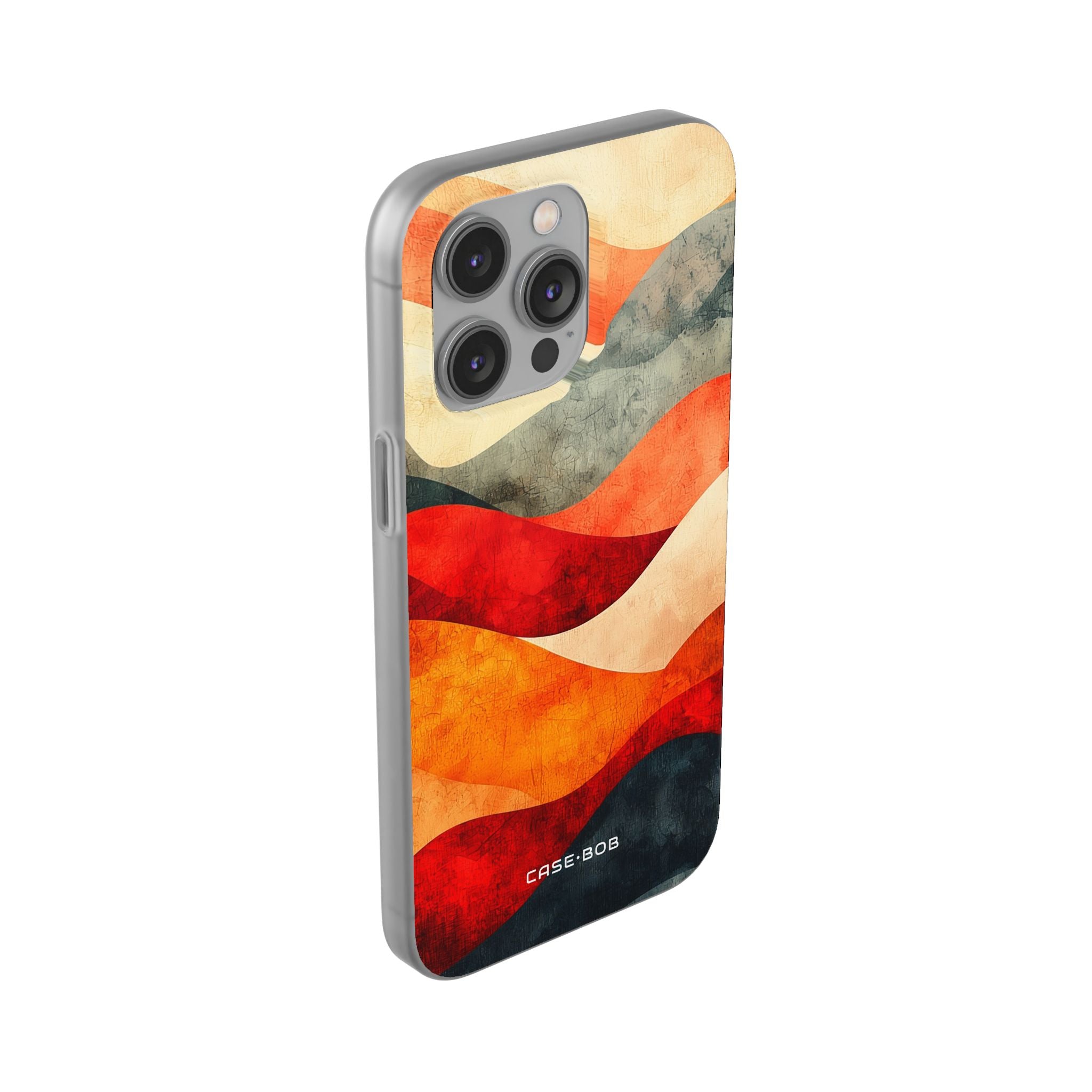 Cracked Wave Sunset iPhone 14 Pro Max Case - Soft