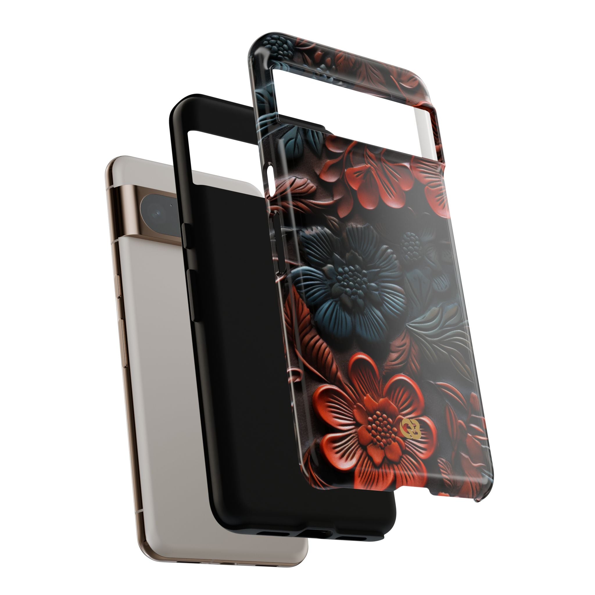 Carved Earth Bloom · Tough Coque de téléphone pour Google Pixel