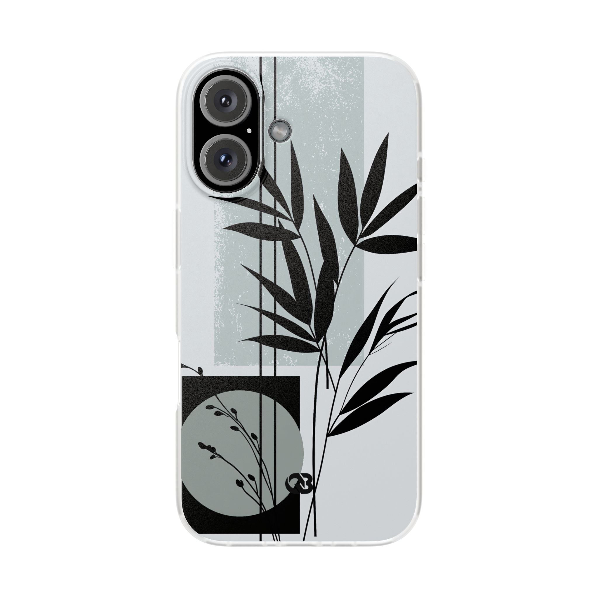 Grey Lite Phone Case for iPhone - Sage Bamboo Noir