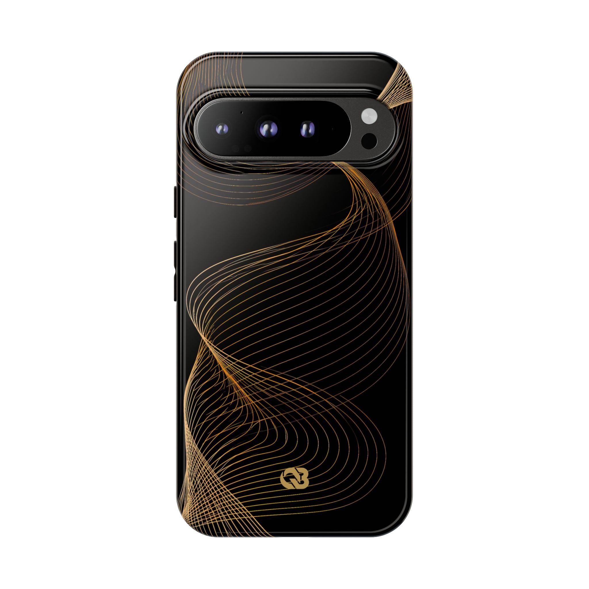 Gold Tough Phone Case for Google Pixel - Burnished Bronze Helix