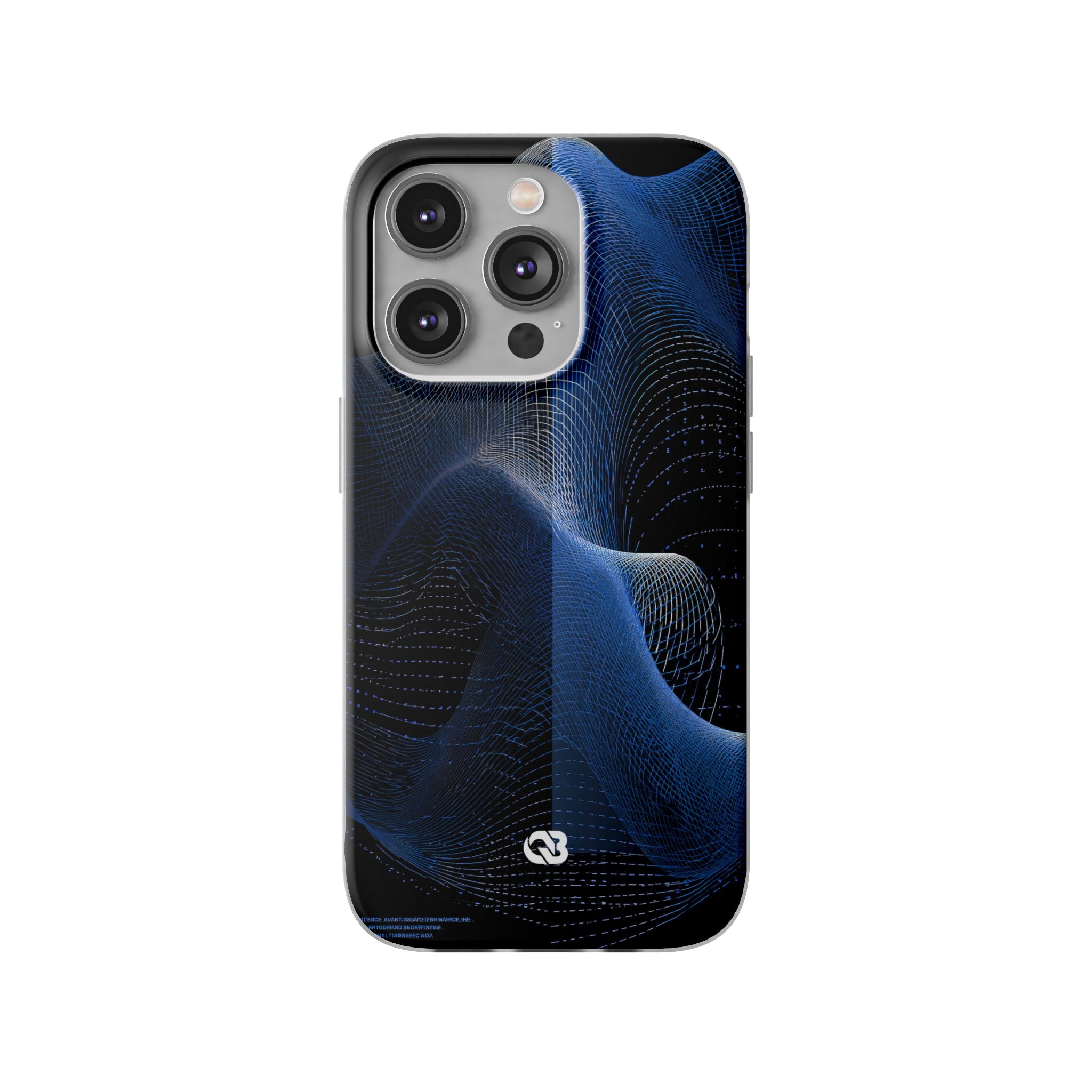 Blue Lite Phone Case for iPhone - Electric Blue Flux