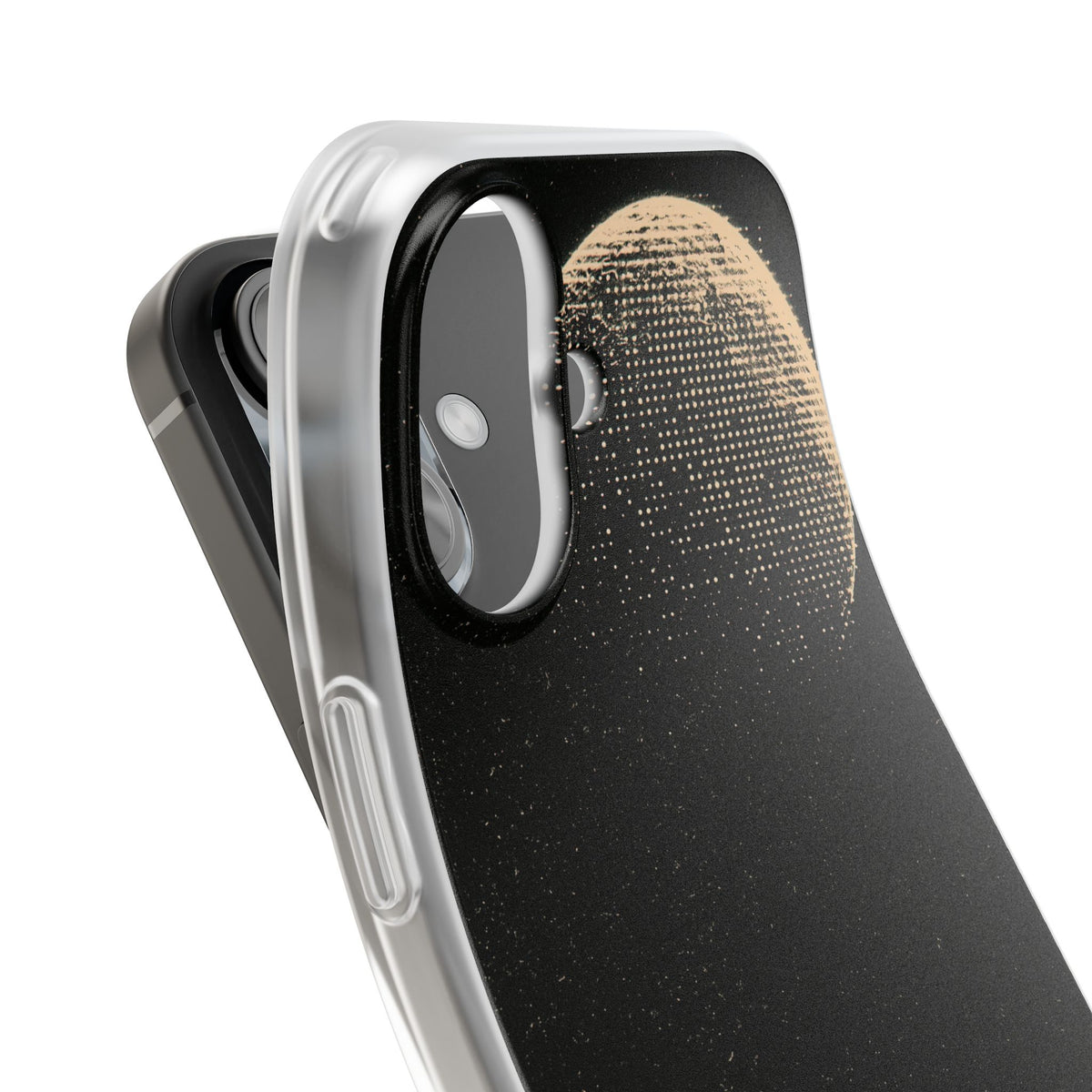 Lunar Metropolis Nocturne · Lite Phone Case for iPhone · Black