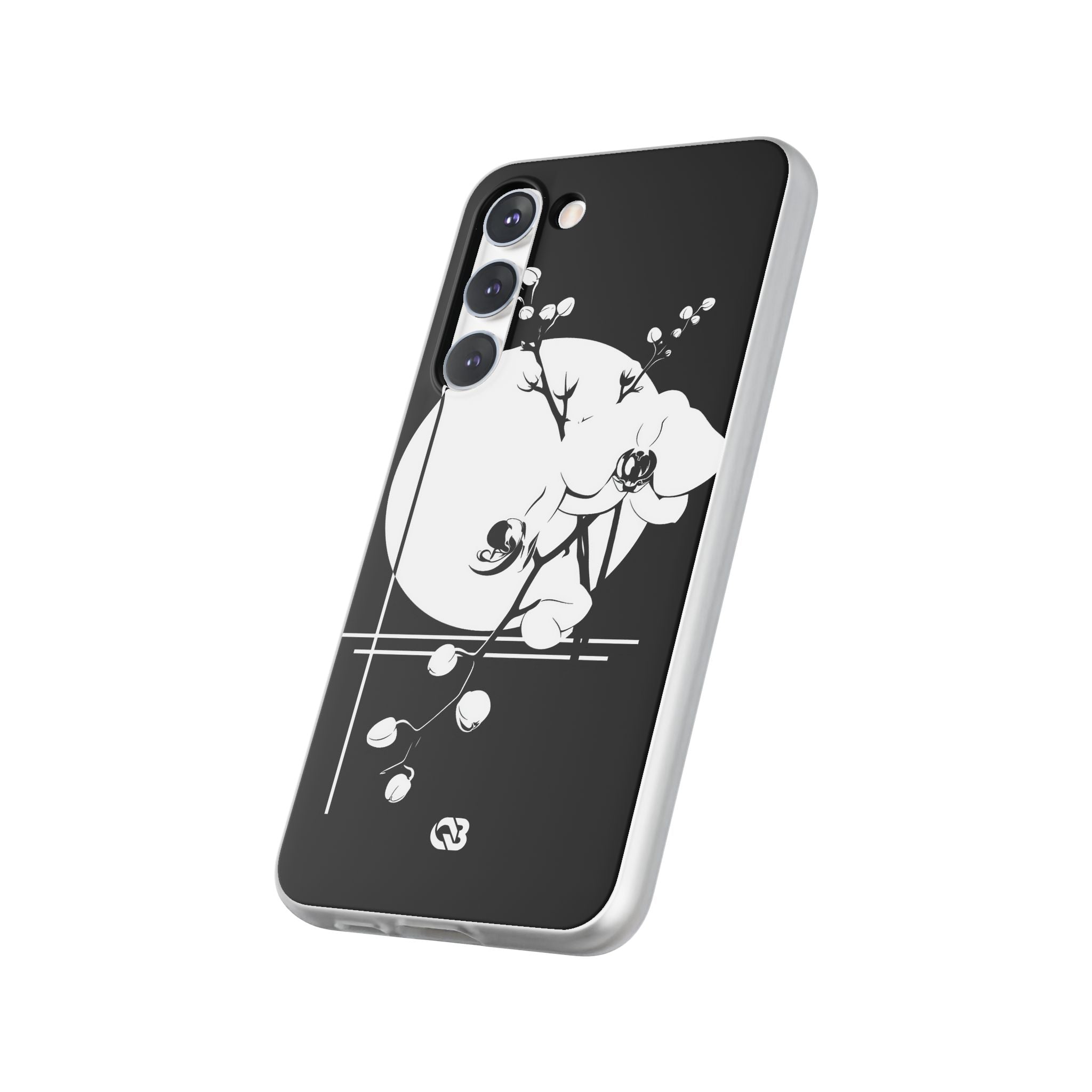 Black Lite Phone Case for Samsung - Lunar Orchid Grid