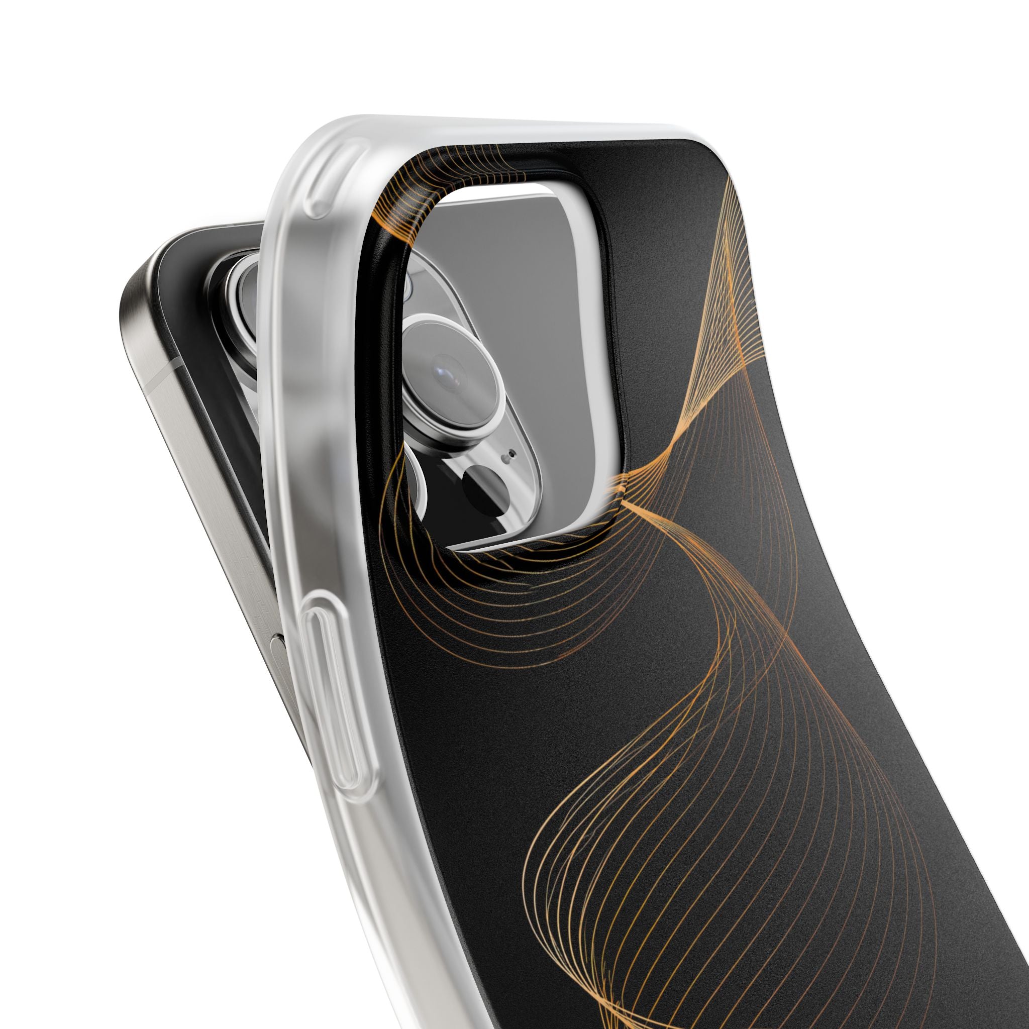 Gold Lite Phone Case for iPhone - Burnished Bronze Helix