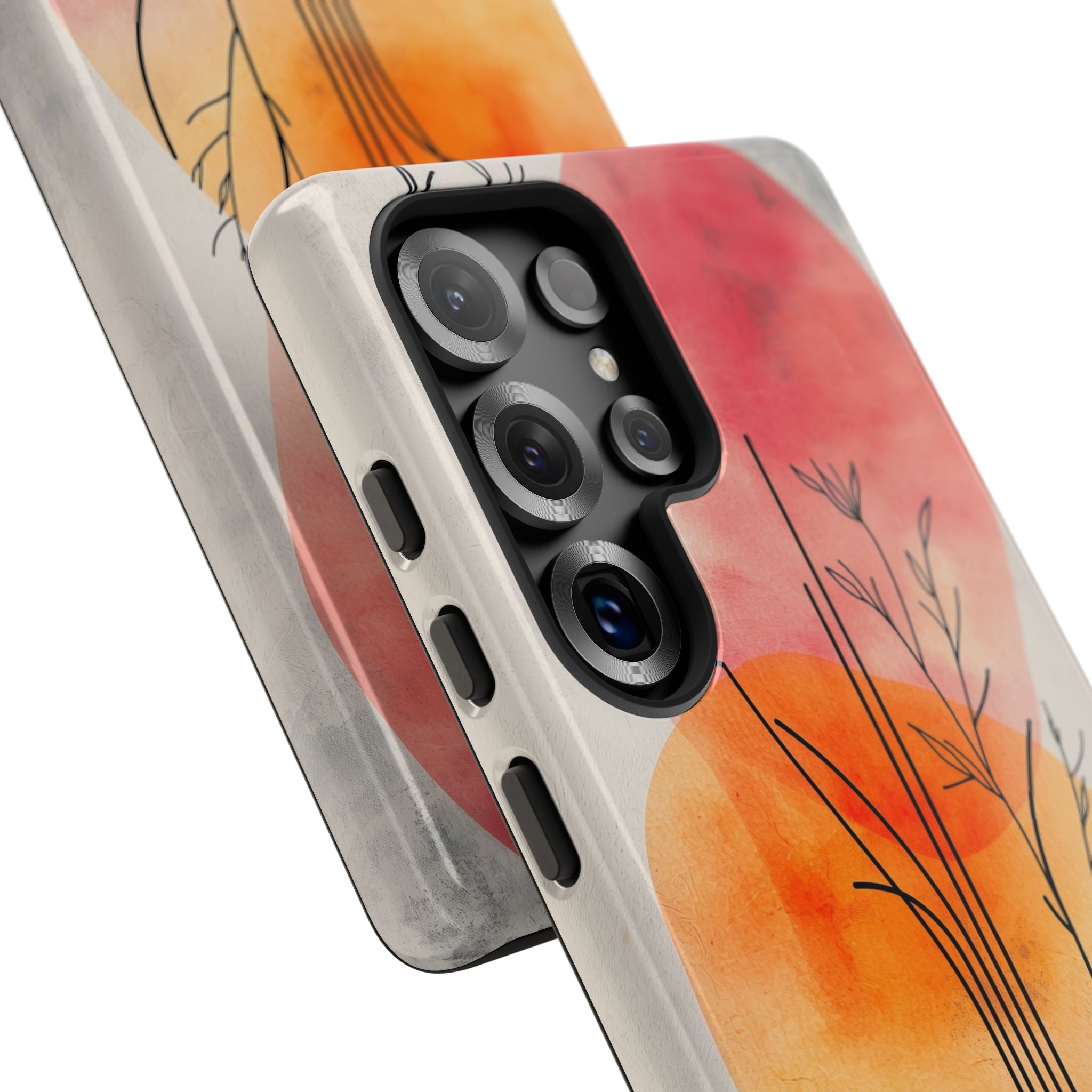 Crimson Bloom Lineage · Tough Phone Case for Samsung