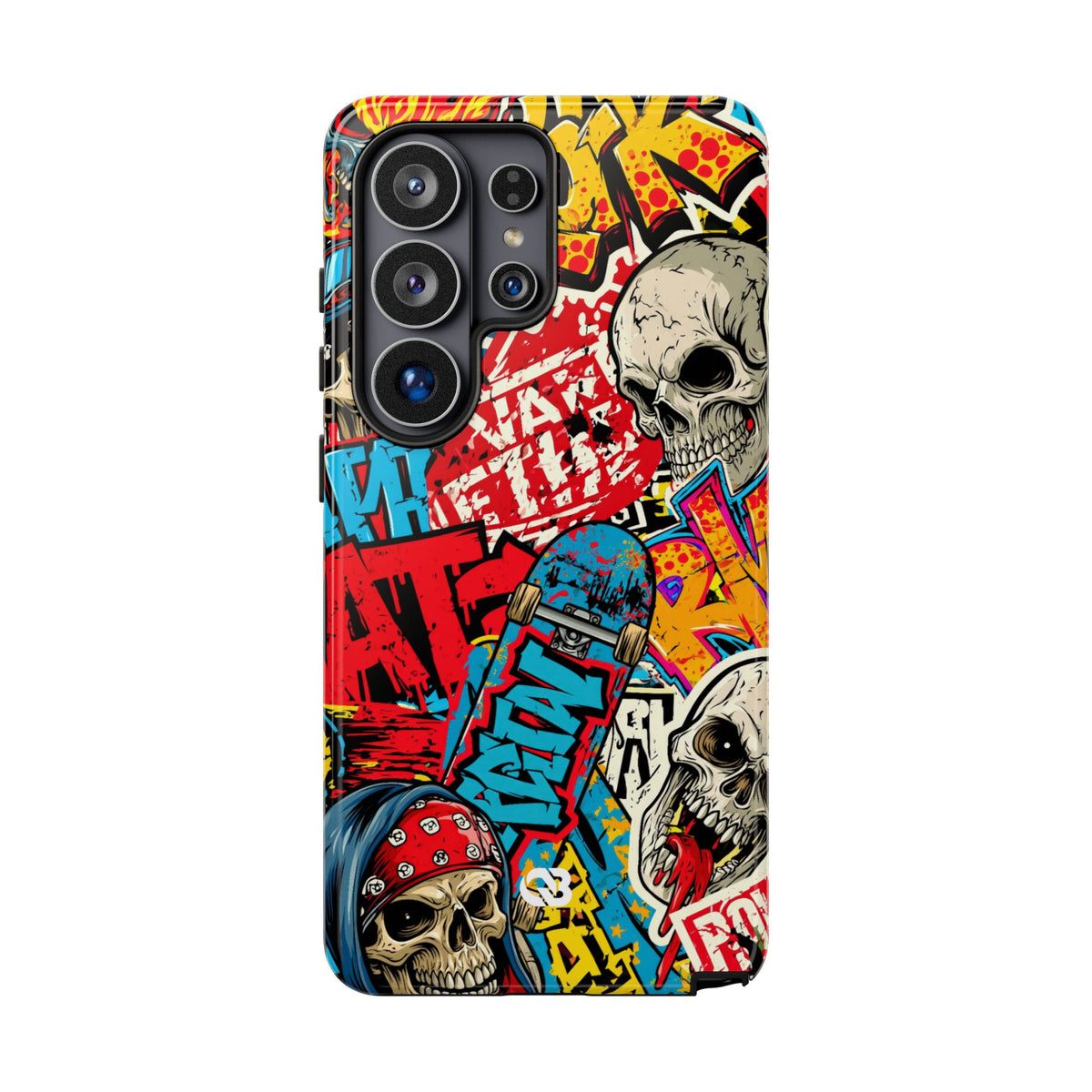 Skate Skull Riot · Tough Phone Case for Samsung · Red