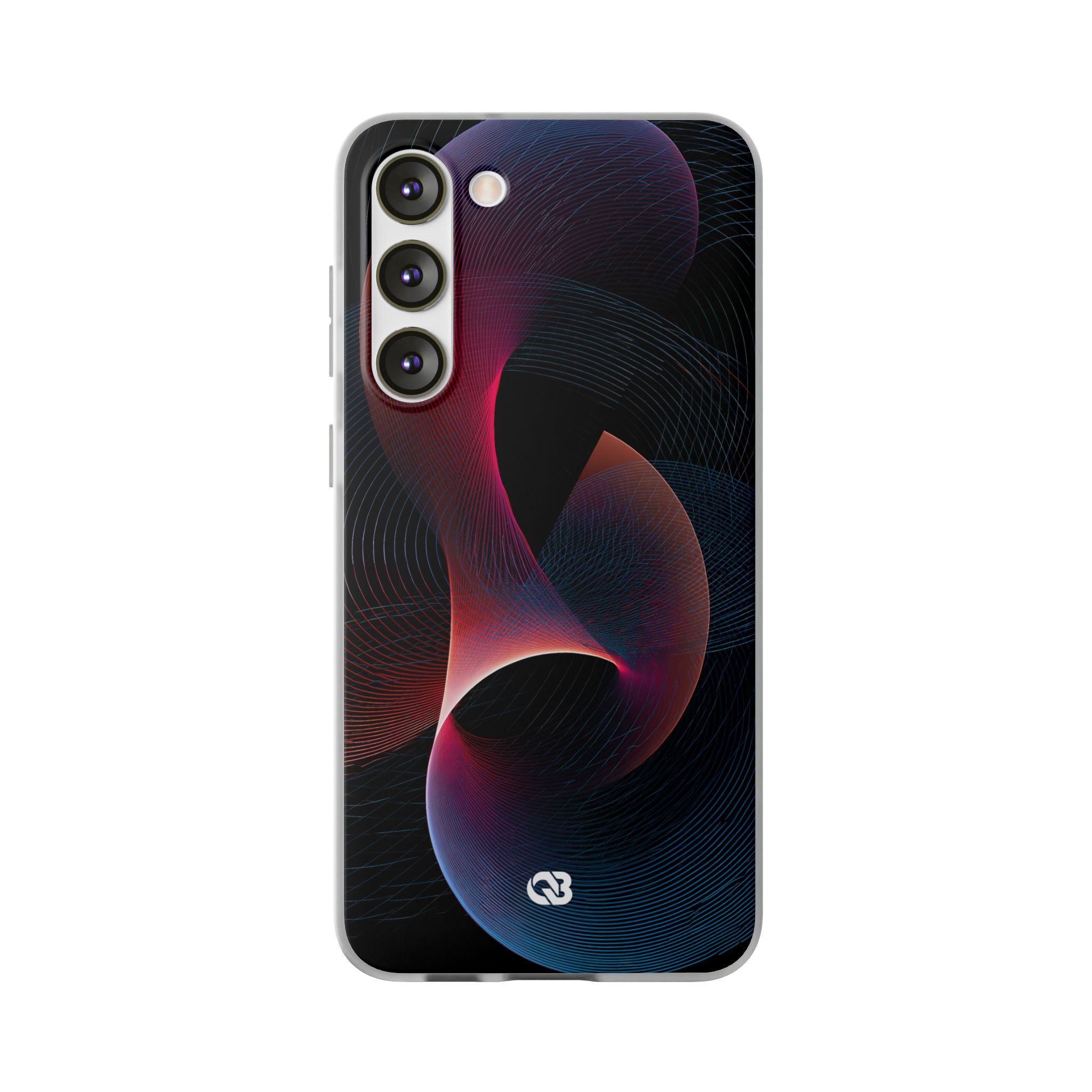 Black Lite Phone Case for Samsung - Cobalt Crimson Flux