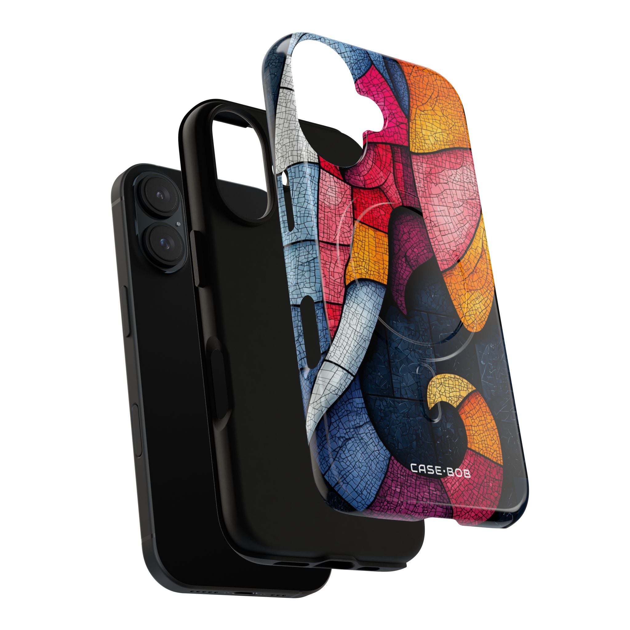 Elephant Mosaic iPhone 16 Case - Tough+
