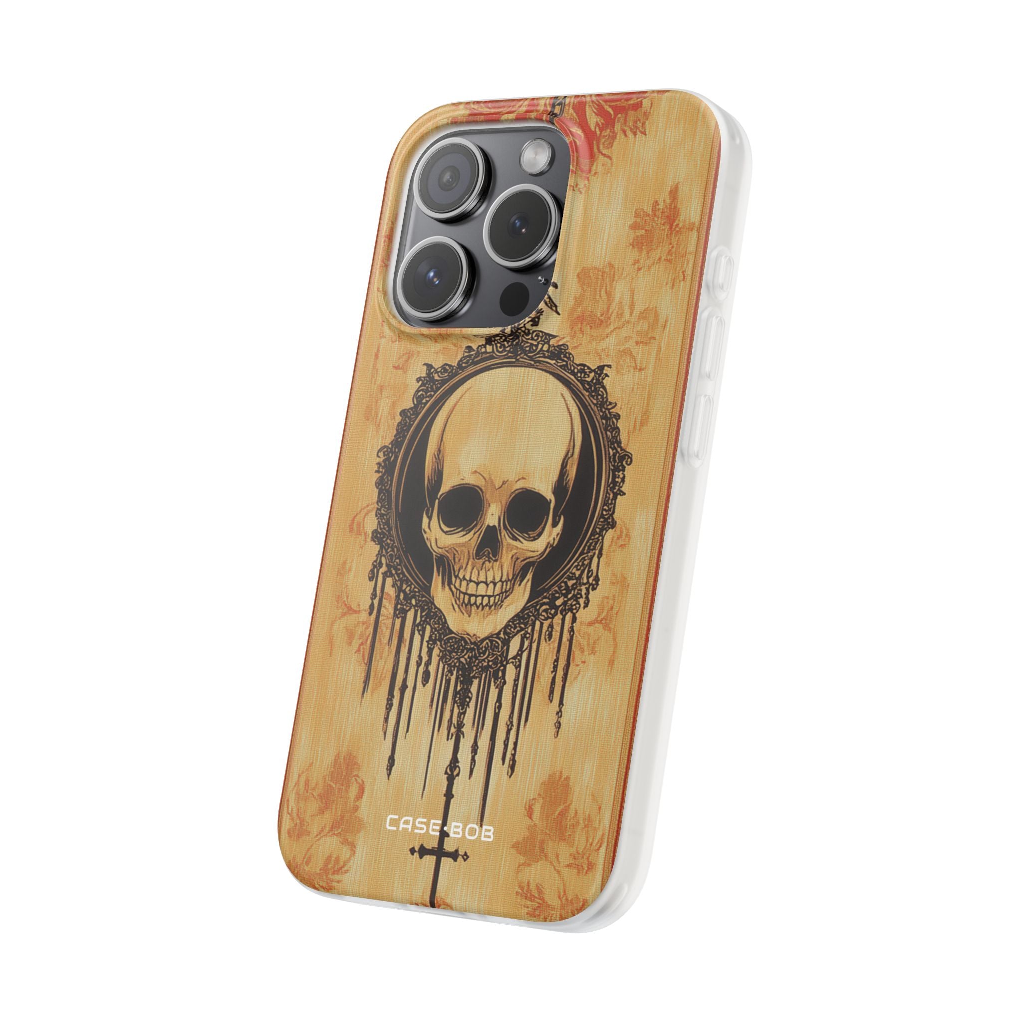 Skull Pendant iPhone 15 Pro Case - Soft