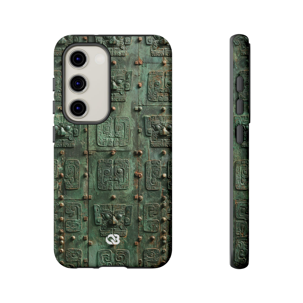 Dynastic Bronze Relief · Tough Phone Case for Samsung · Green