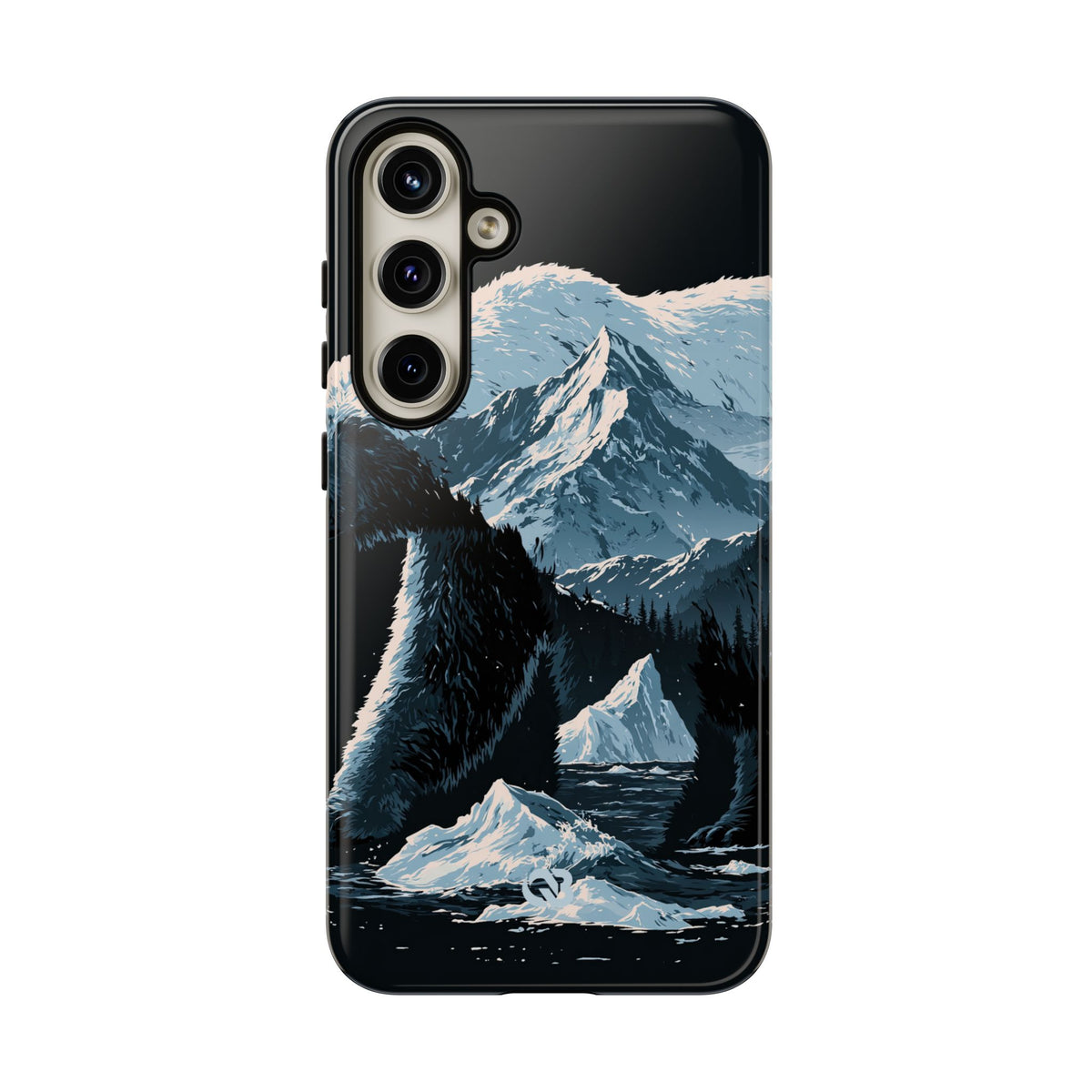 Nordic Arctic Bear · Tough Phone Case for Samsung · Black