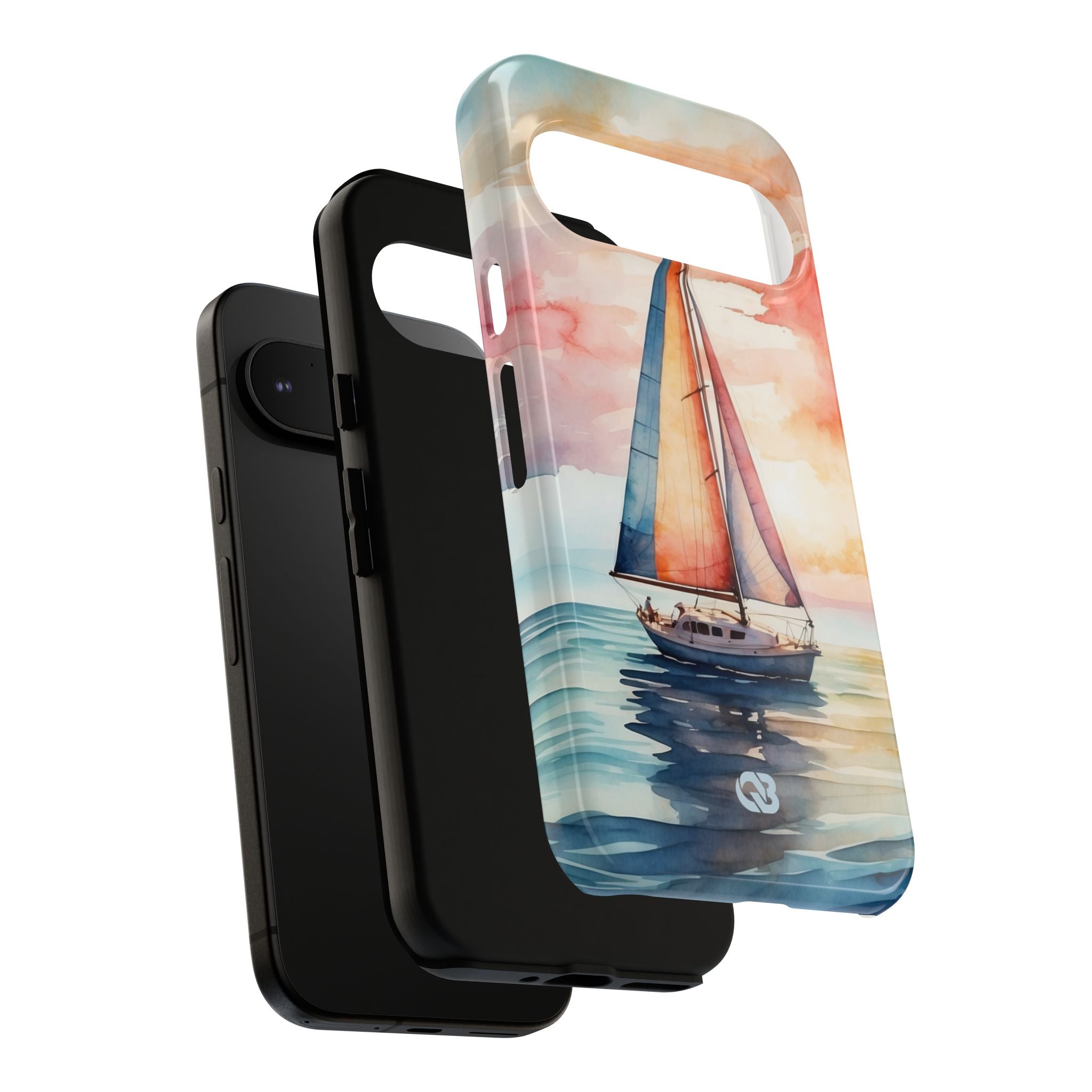 Crimson Horizon Sail · Tough Phone Case for Google Pixel