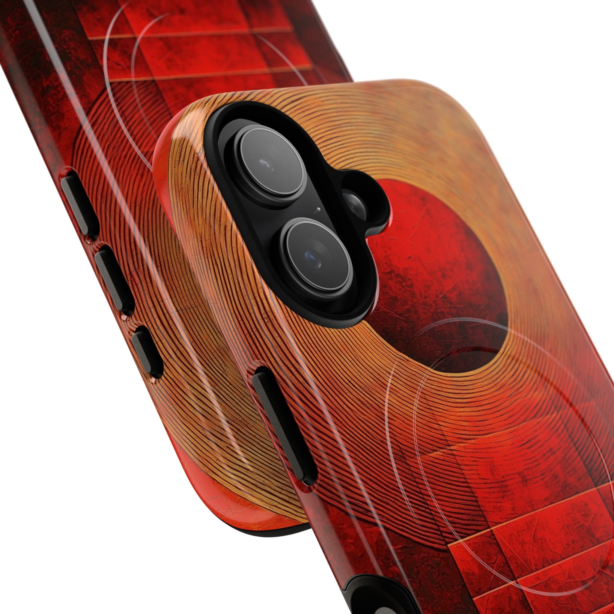 Crimson Solar Halo · Tough+ Capa para iPhone · Magsafe