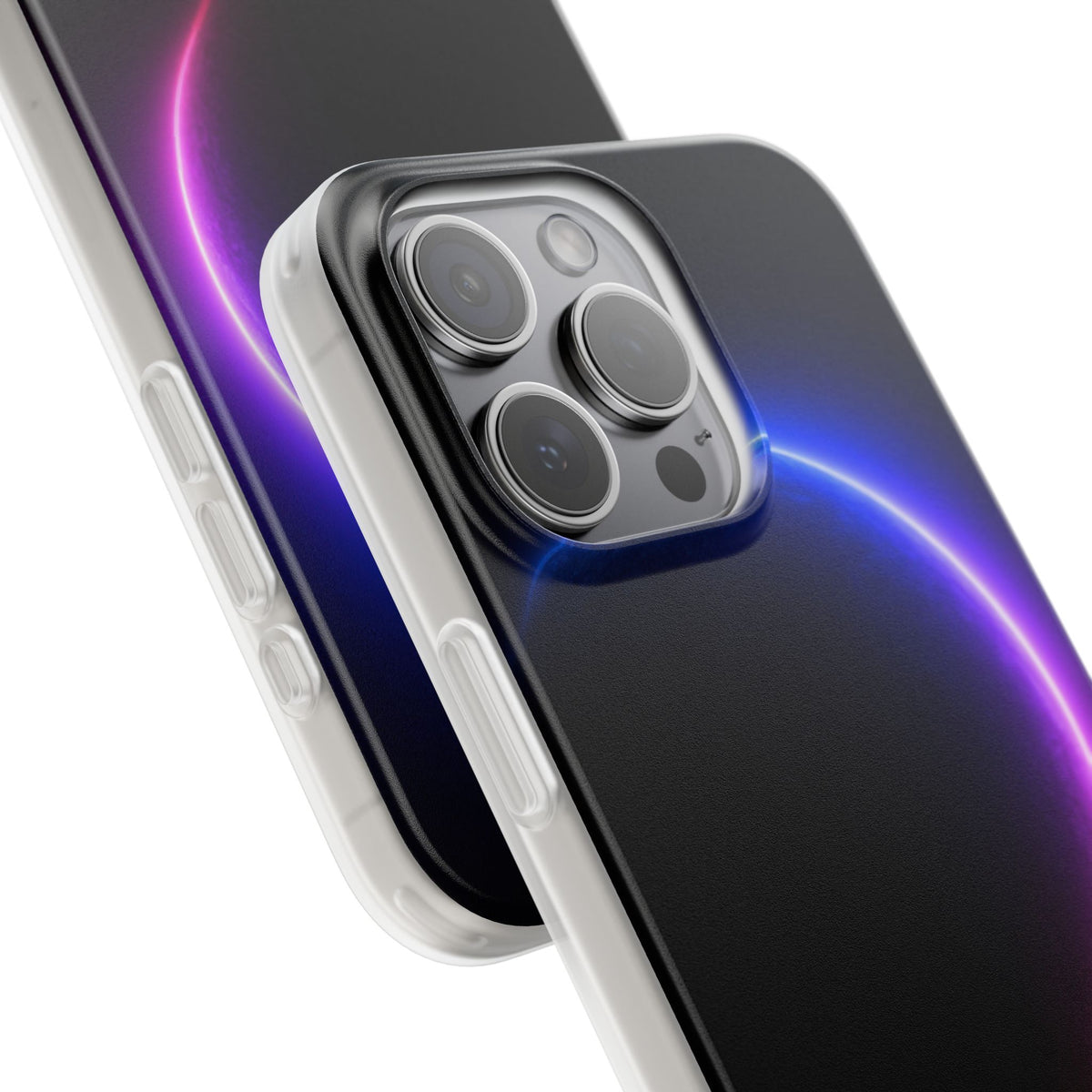 Luminous Eclipse · Lite Phone Case for iPhone · Black