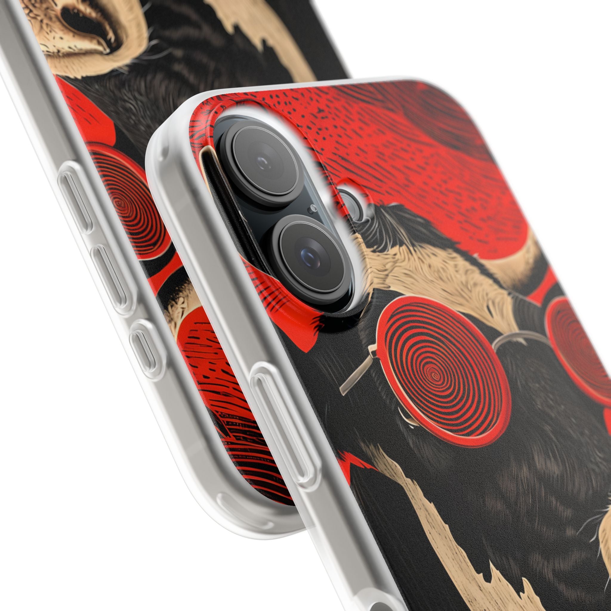 Hypnotic Cow iPhone 16 Case - Soft