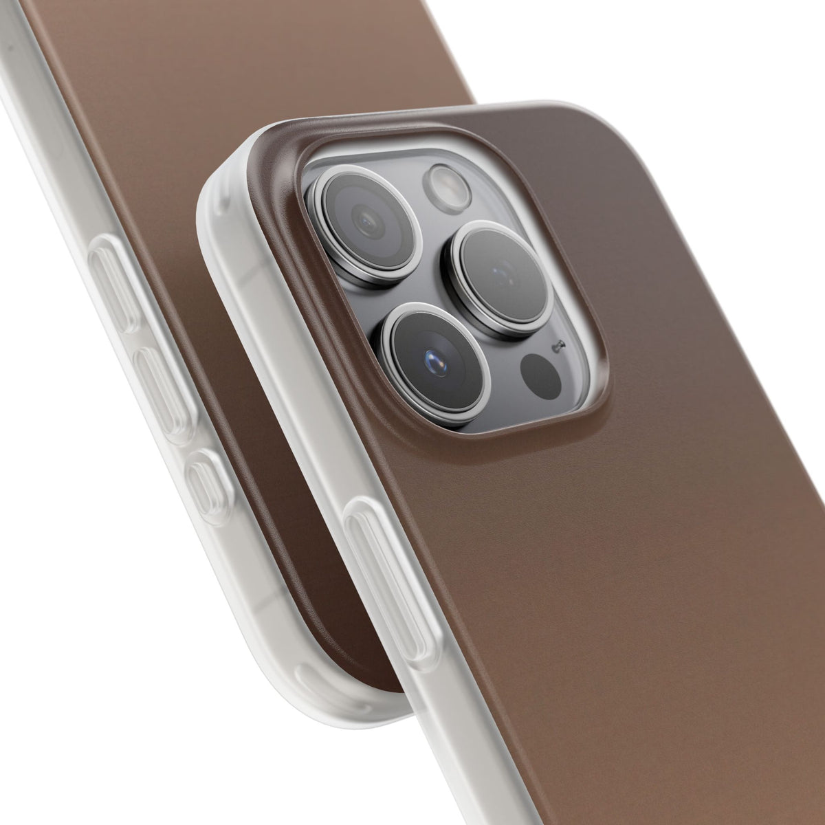 Brown Lite Phone Case for iPhone - Smoked Caramel Fade