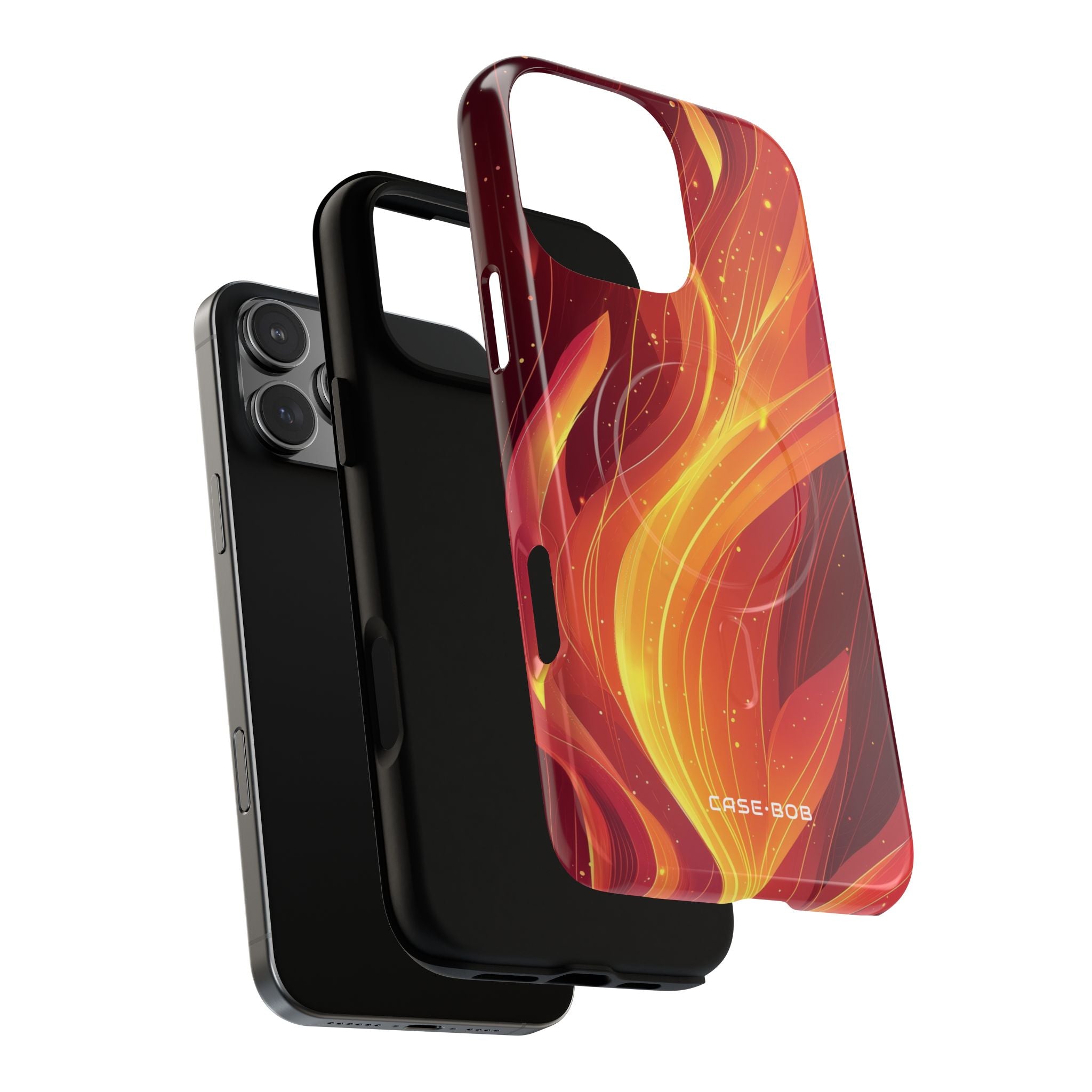 Flaming Flow iPhone 16 Pro Max Case - Tough+