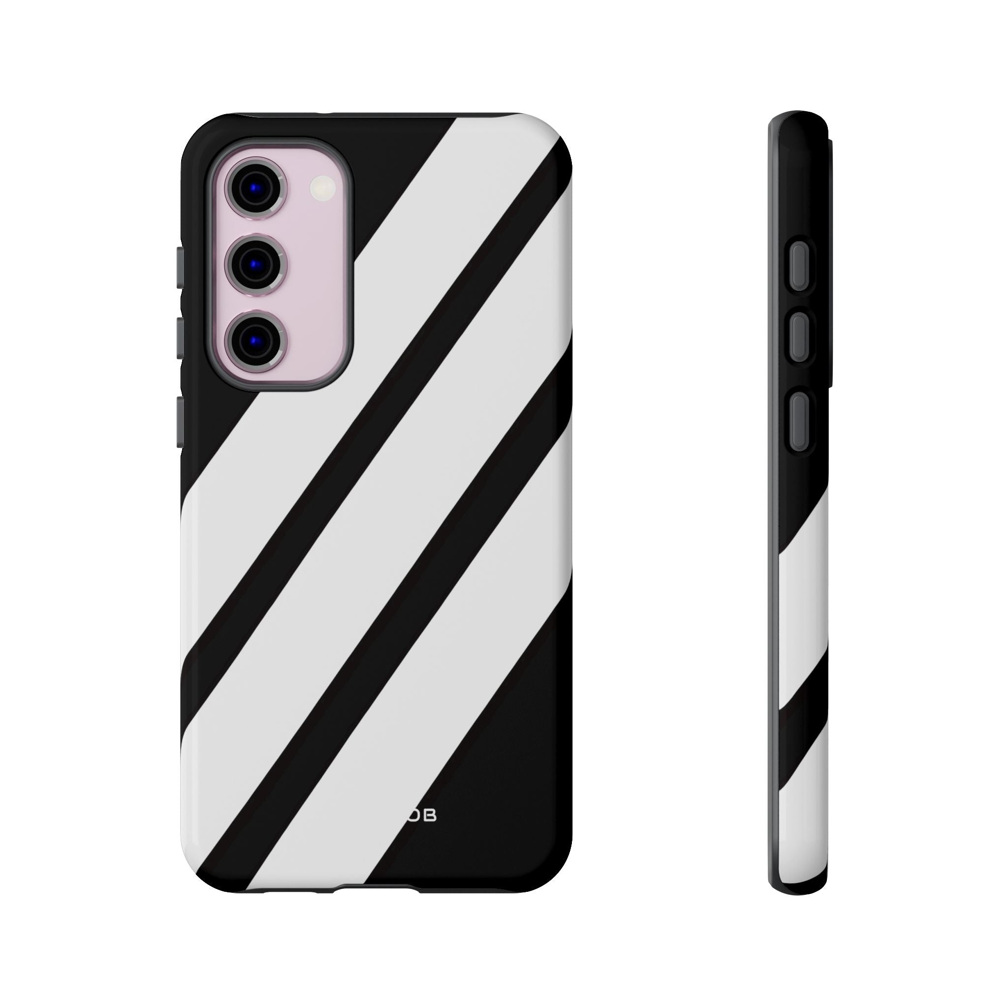 Diagonal Bands Noir Samsung S23 Plus Case - Tough