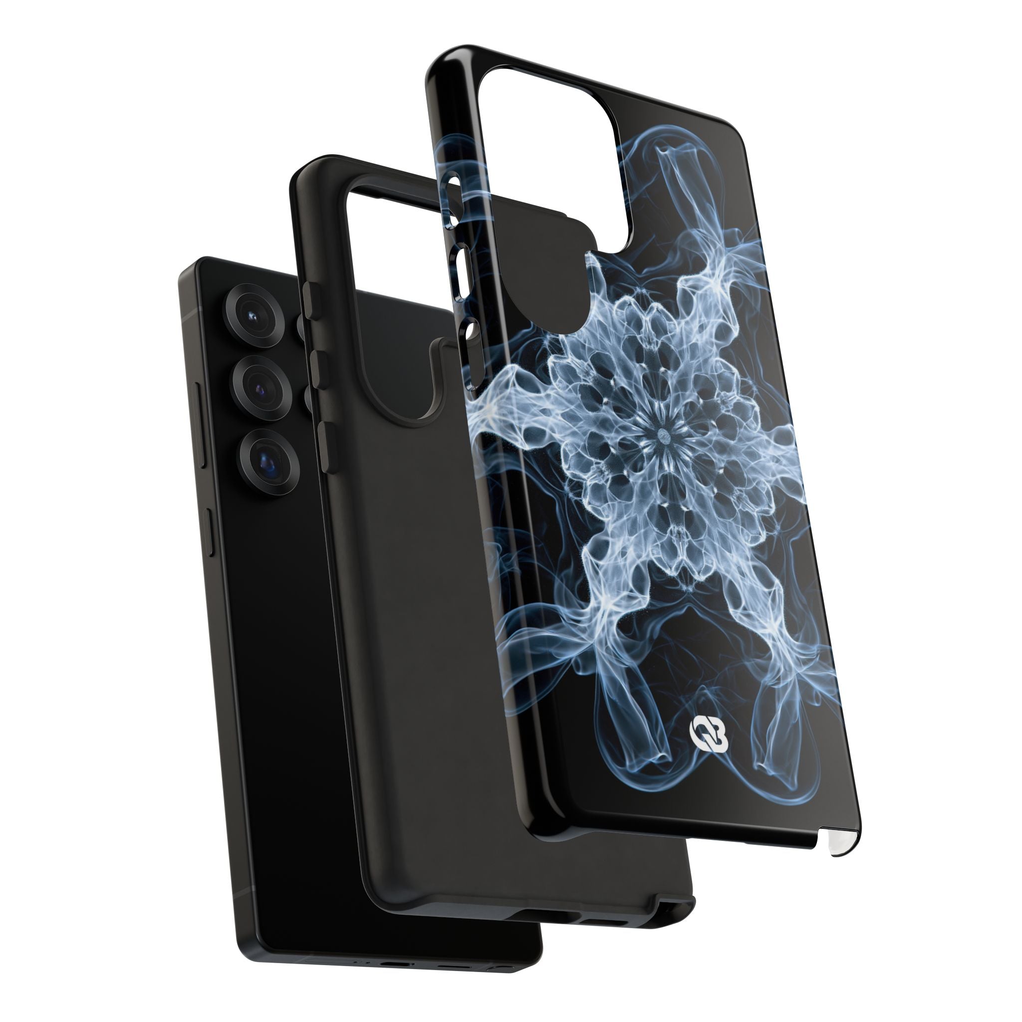 Blue Tough Phone Case for Samsung - Glacial Smoke Crown