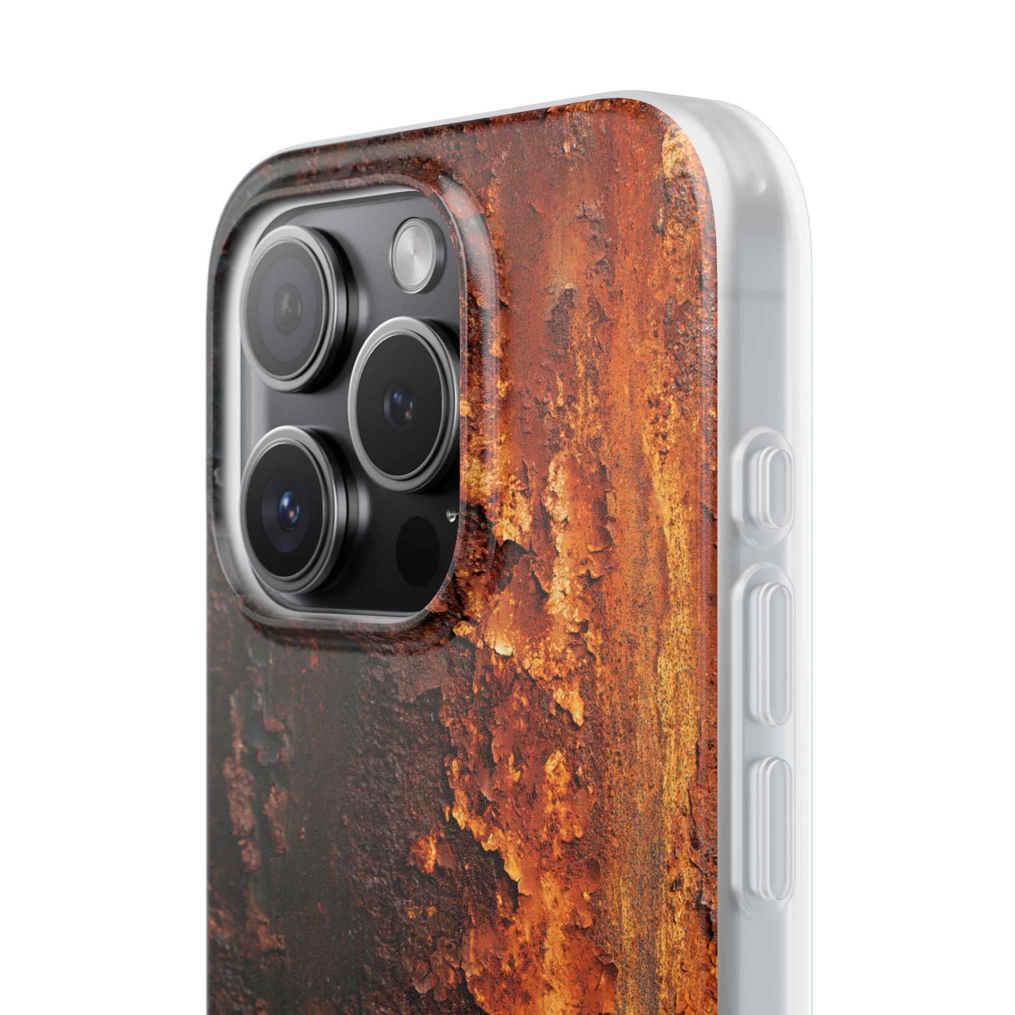 Orange Lite Phone Case for iPhone - Oxidized Iron Crust