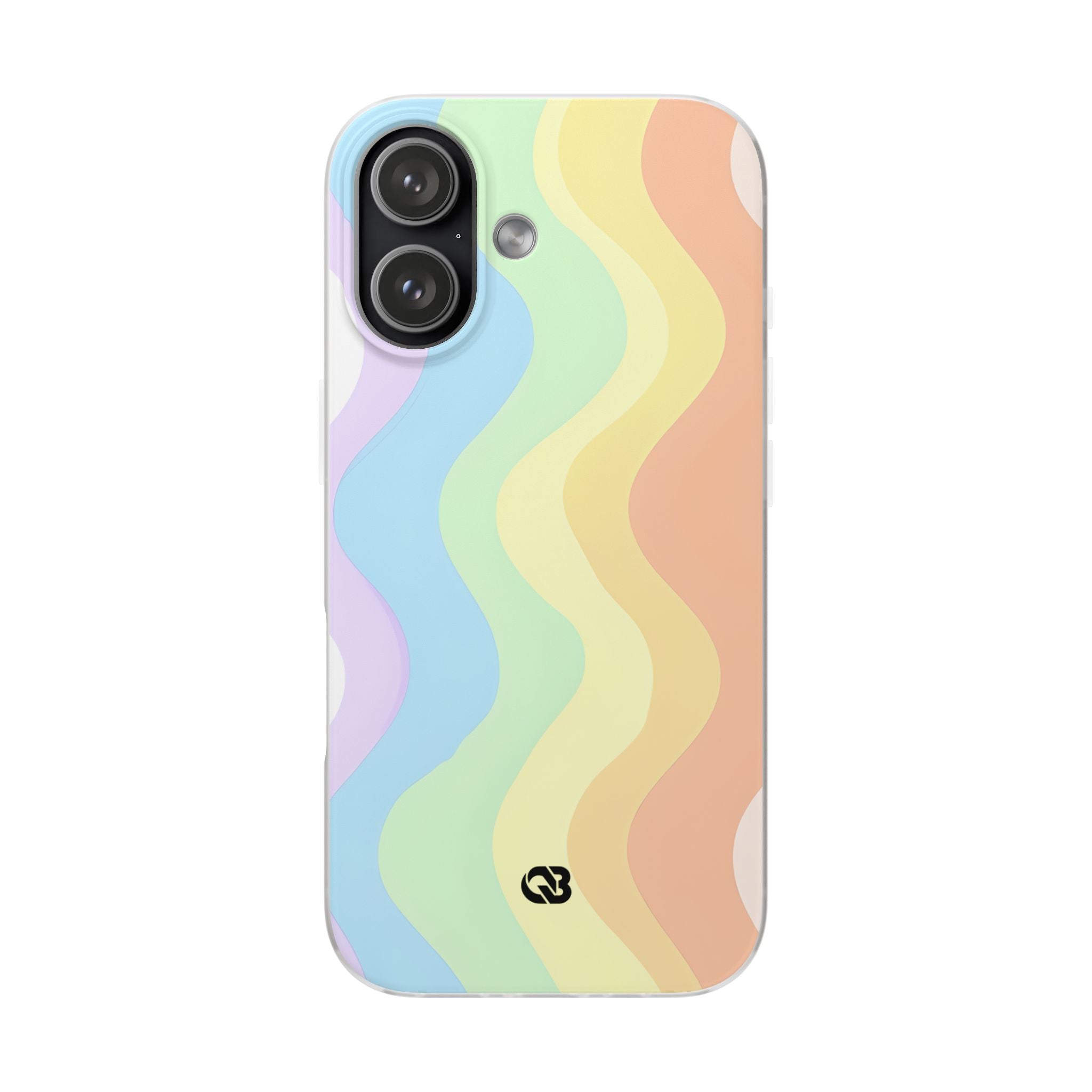 Pastel Ripple Flow · Soft Phone Case for iPhone