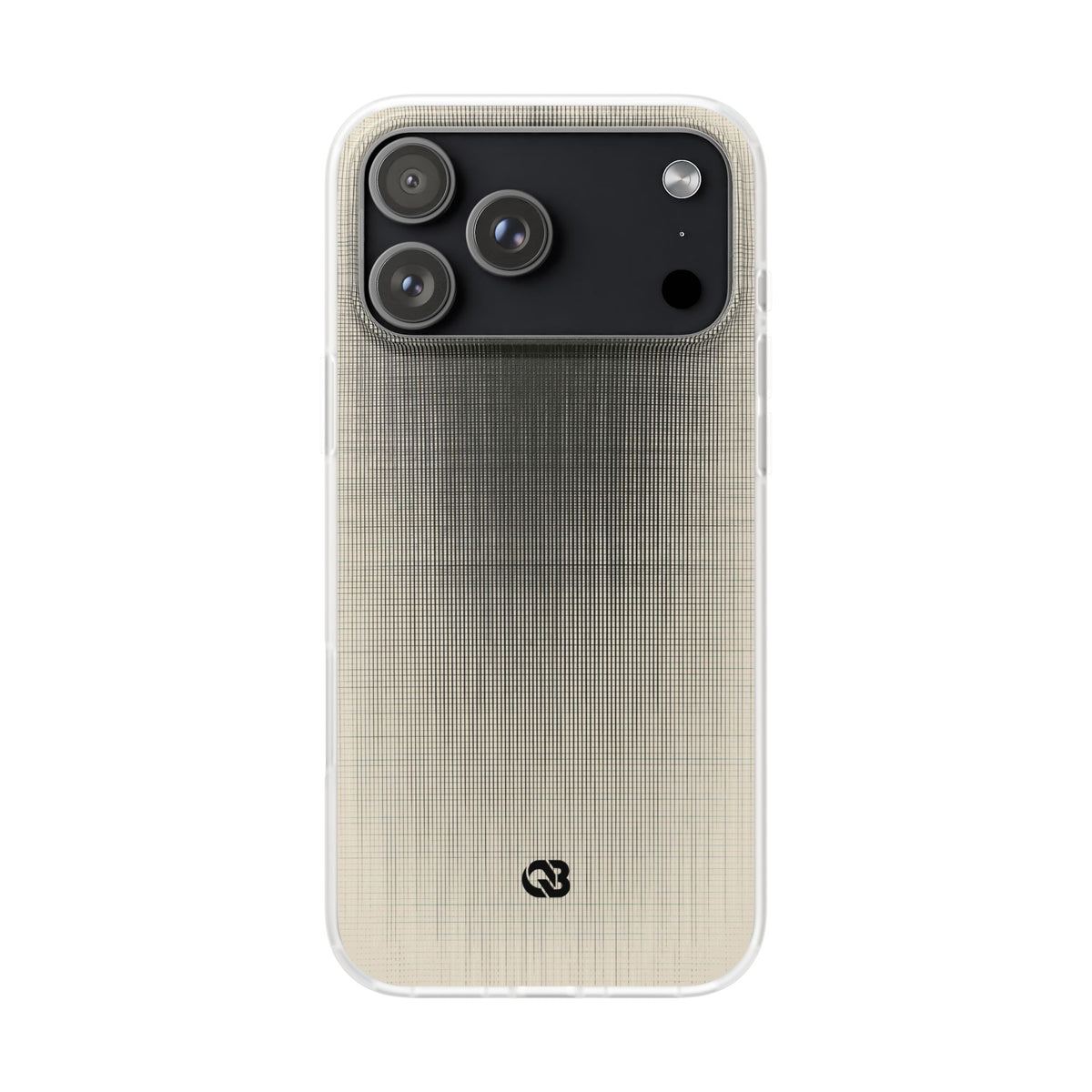 Beige Lite Phone Case for iPhone - Carbon Screen Grid