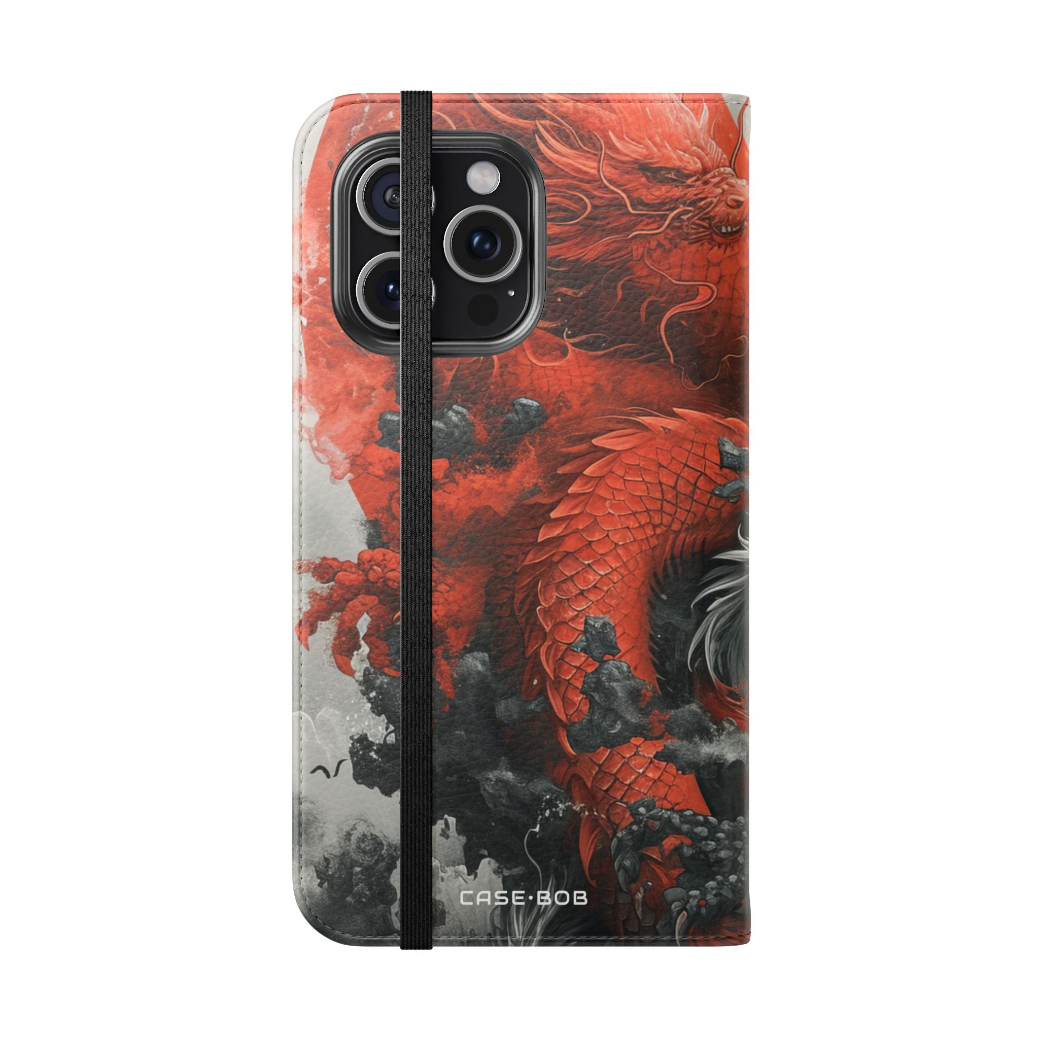 Twin Dragons Dance - iPhone 15 Pro Max Case - Wallet