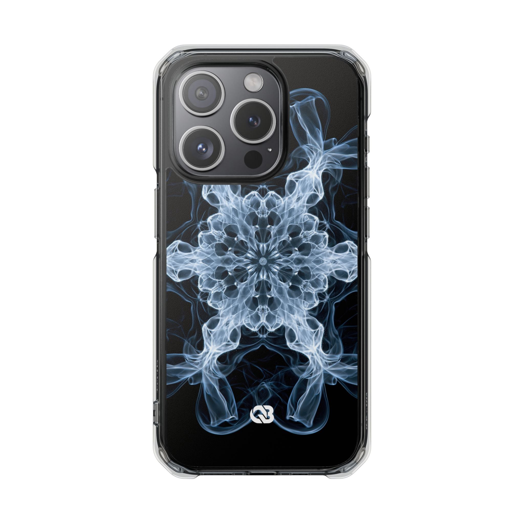 Blue Impact MagSafe Phone Case for iPhone - Glacial Smoke Crown