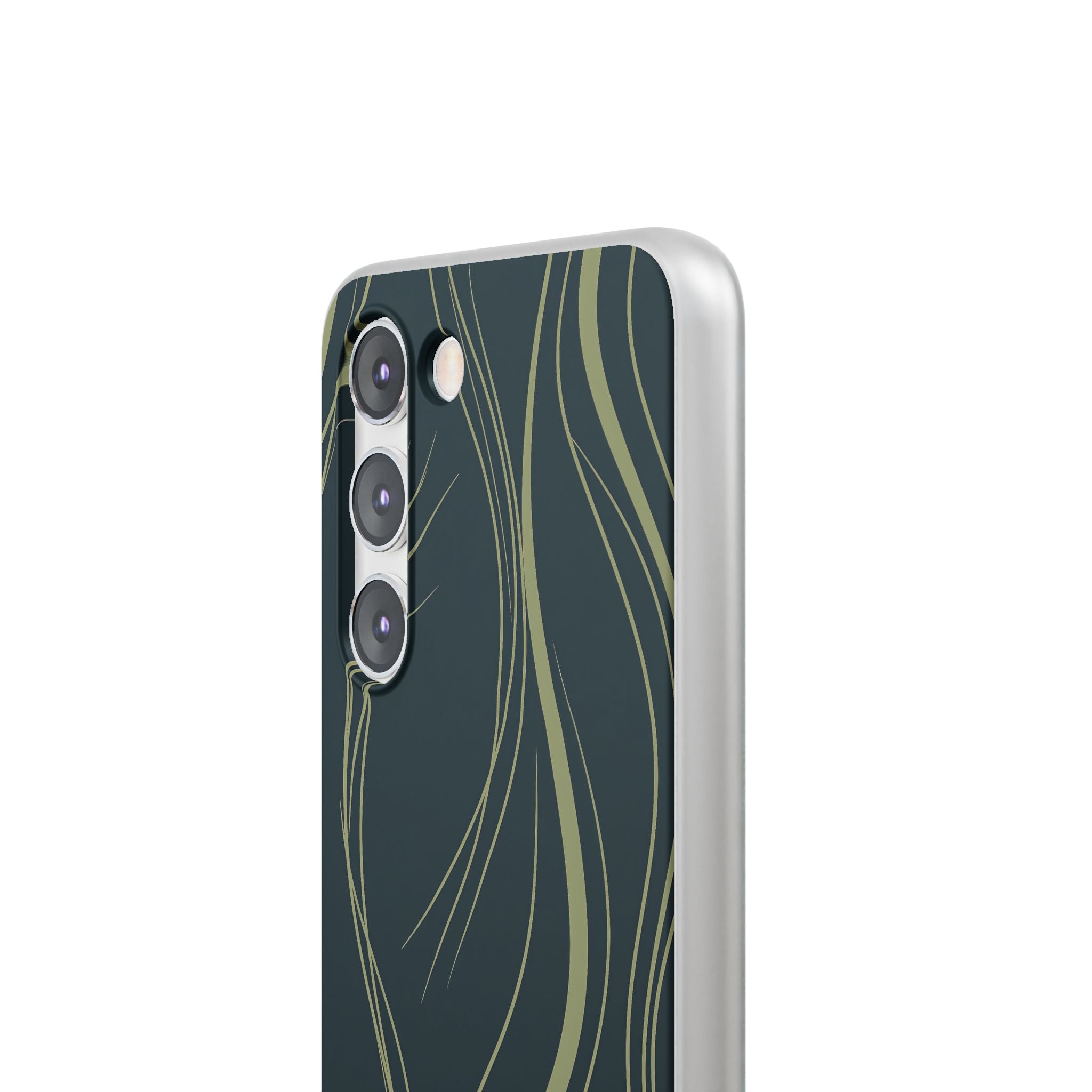 Green Lite Phone Case for Samsung - Obsidian Sage Flow