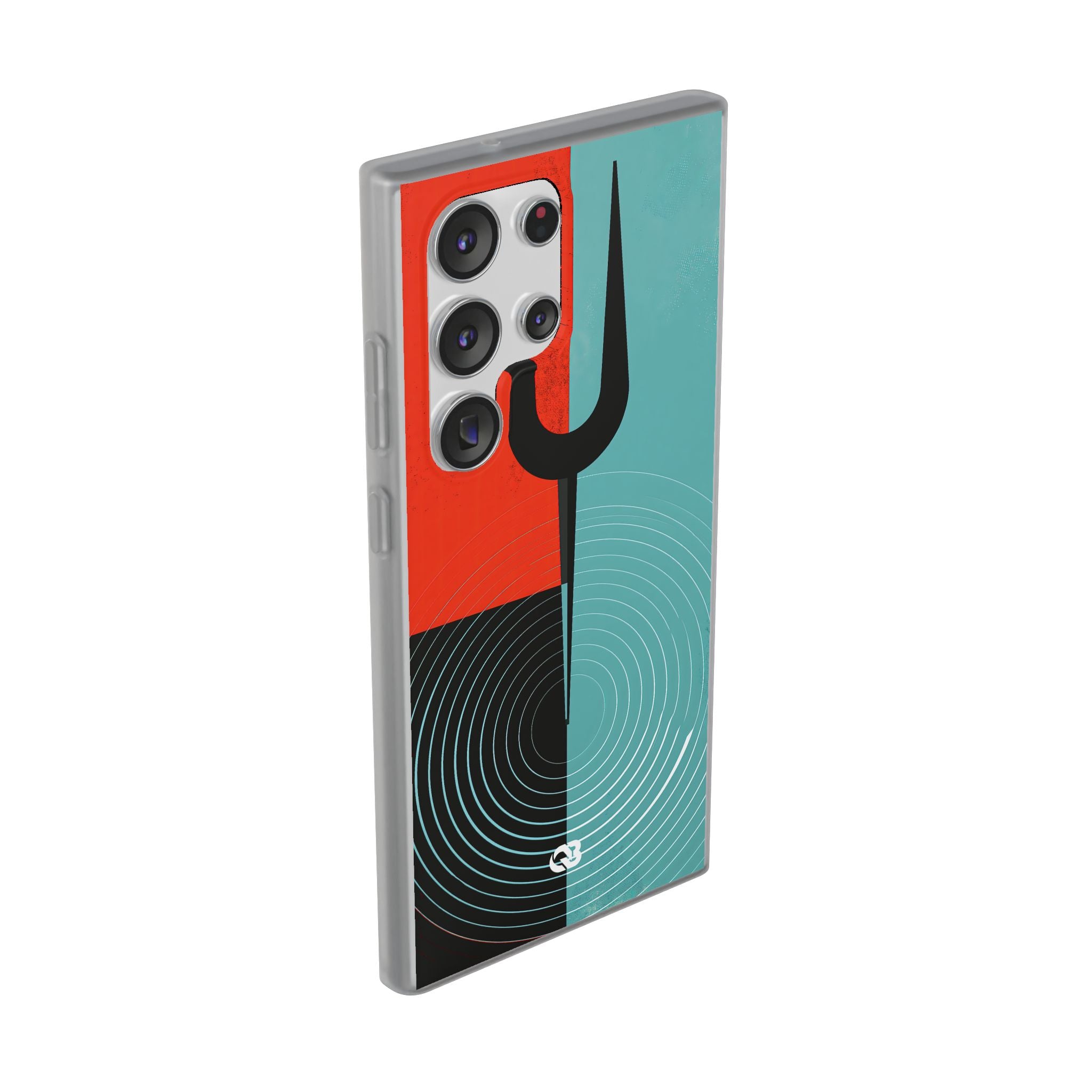 Teal Lite Phone Case for Samsung - Sonic Static Split