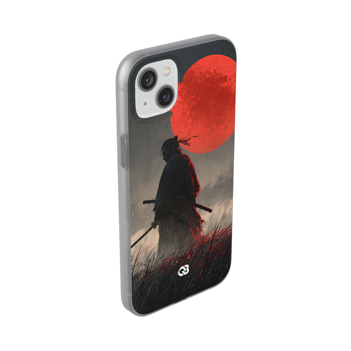 Crimson Moon Ronin · Lite Phone Case for iPhone · Black