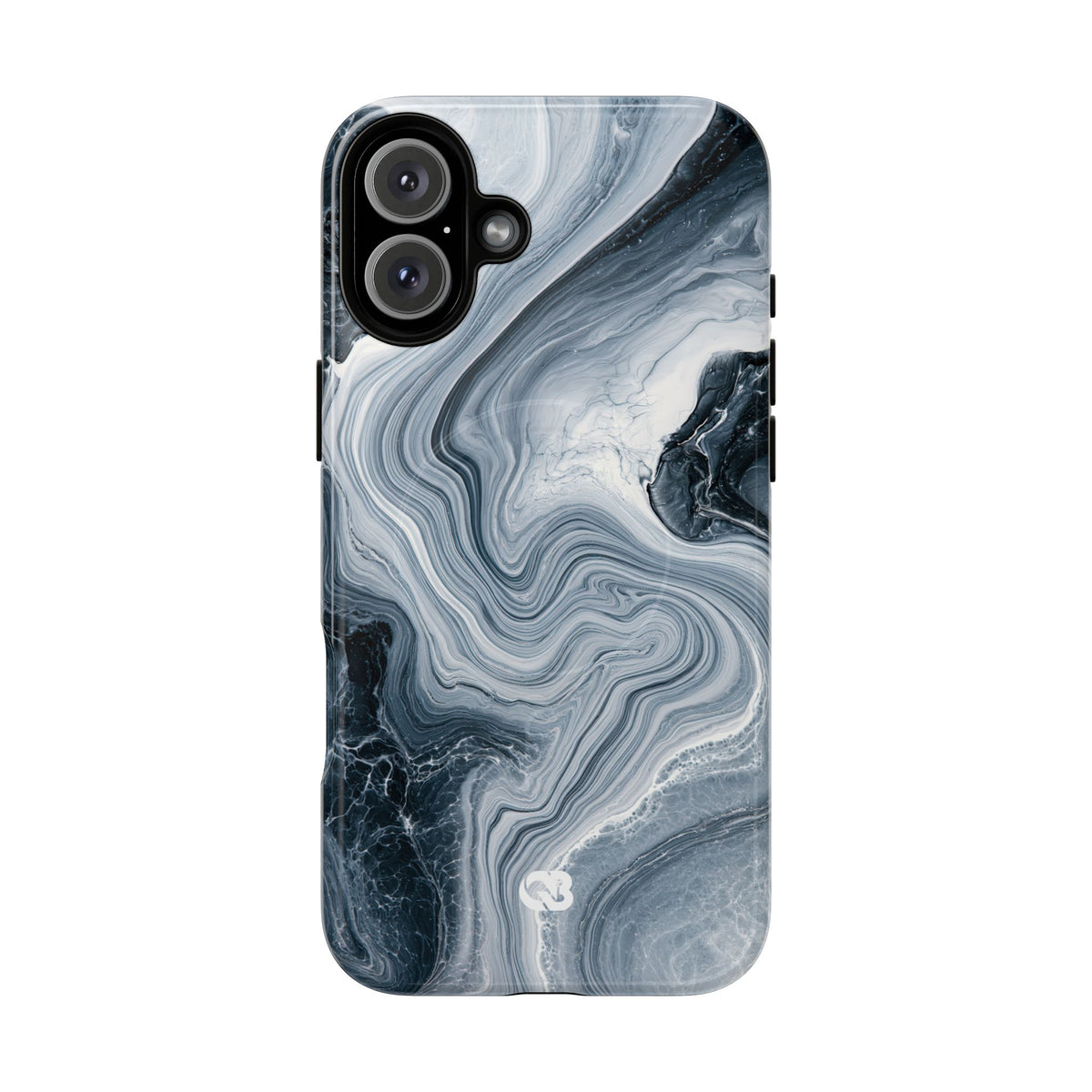 Suminagashi Ink Flow · Tough 2.0 Magnetic Phone Case for iPhone · Grey
