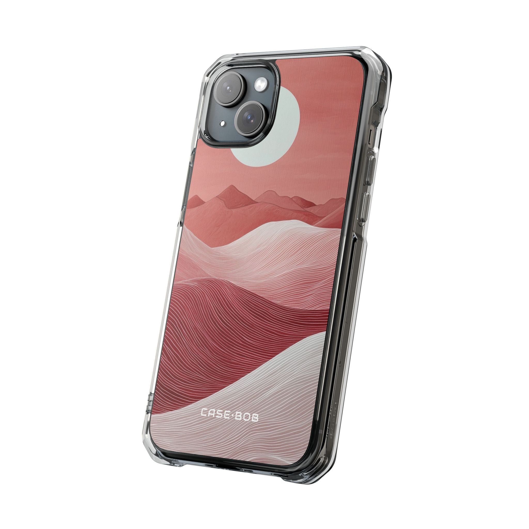 White Orb Dunes iPhone 15 Plus Case - Impact