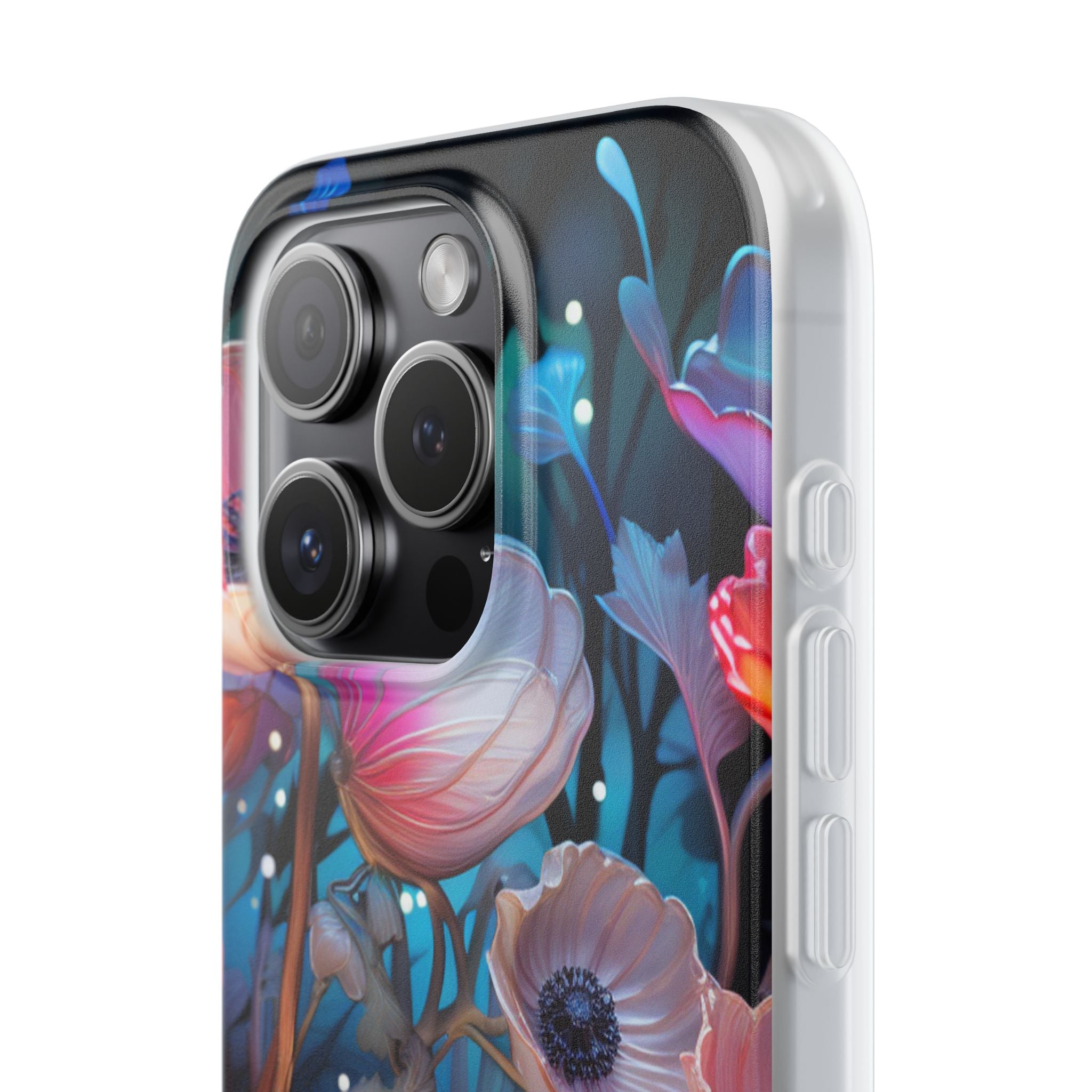 Luminous Poppy Glade · Soft Capa para iPhone