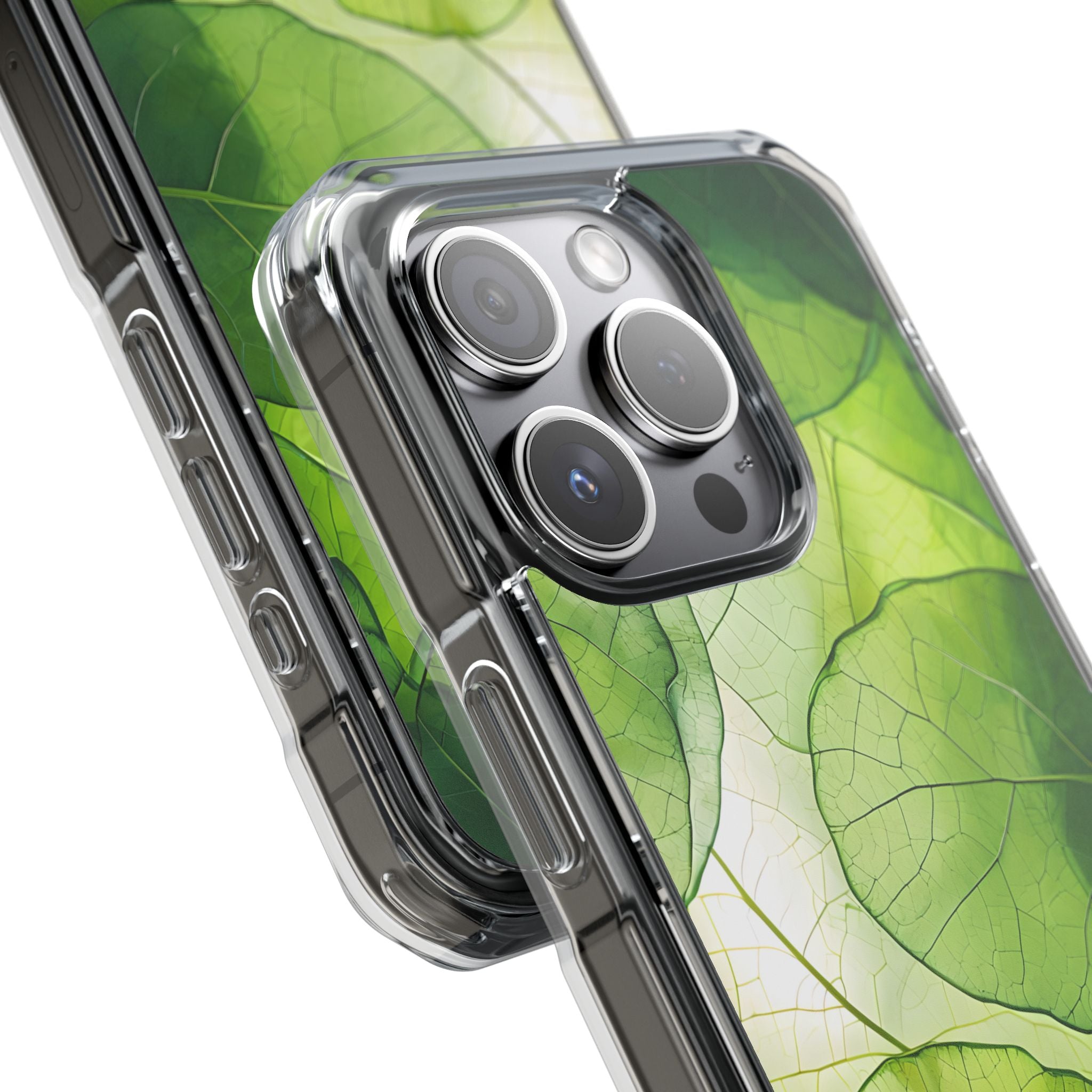 Emerald Leaf Veins · Impact Phone Case for iPhone · Magsafe