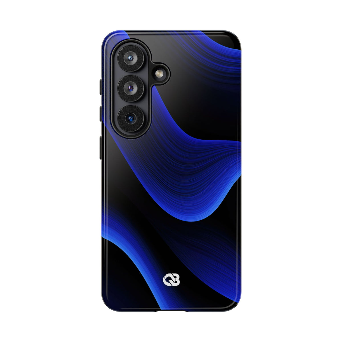Blue Tough Phone Case for Samsung - Electric Cobalt Flow