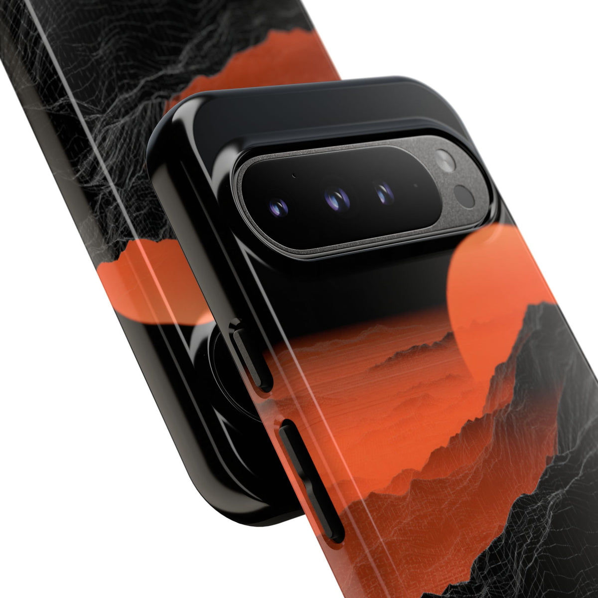 Solar Ridge Mesh · Tough Phone Case for Pixel · Black