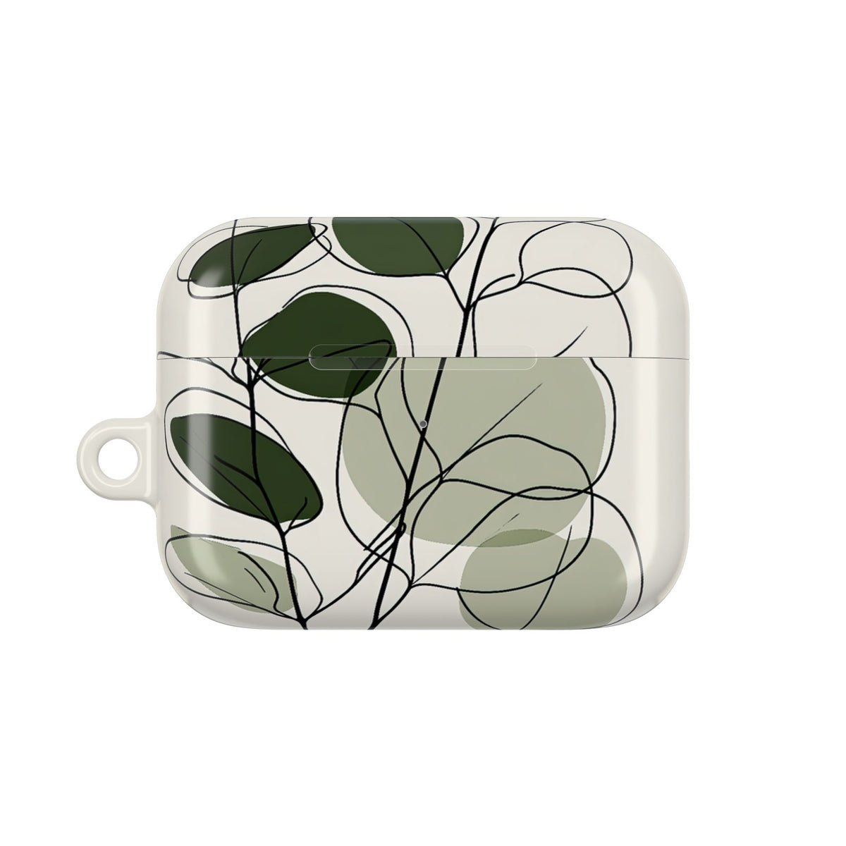Eucalyptus Foliage Study · Hard Case for AirPods & AirPods Pro · Green