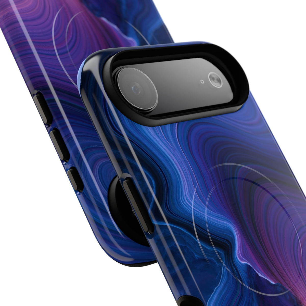 Radiant Strata · Tough 2.0 Magnetic Phone Case for iPhone · Blue