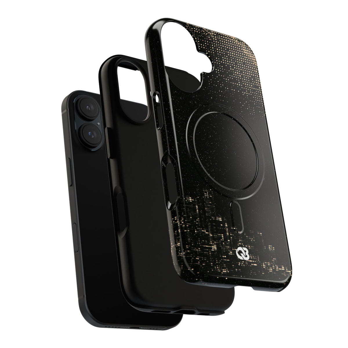 Lunar Metropolis Nocturne · Tough 2.0 Magnetic Phone Case for iPhone · Black