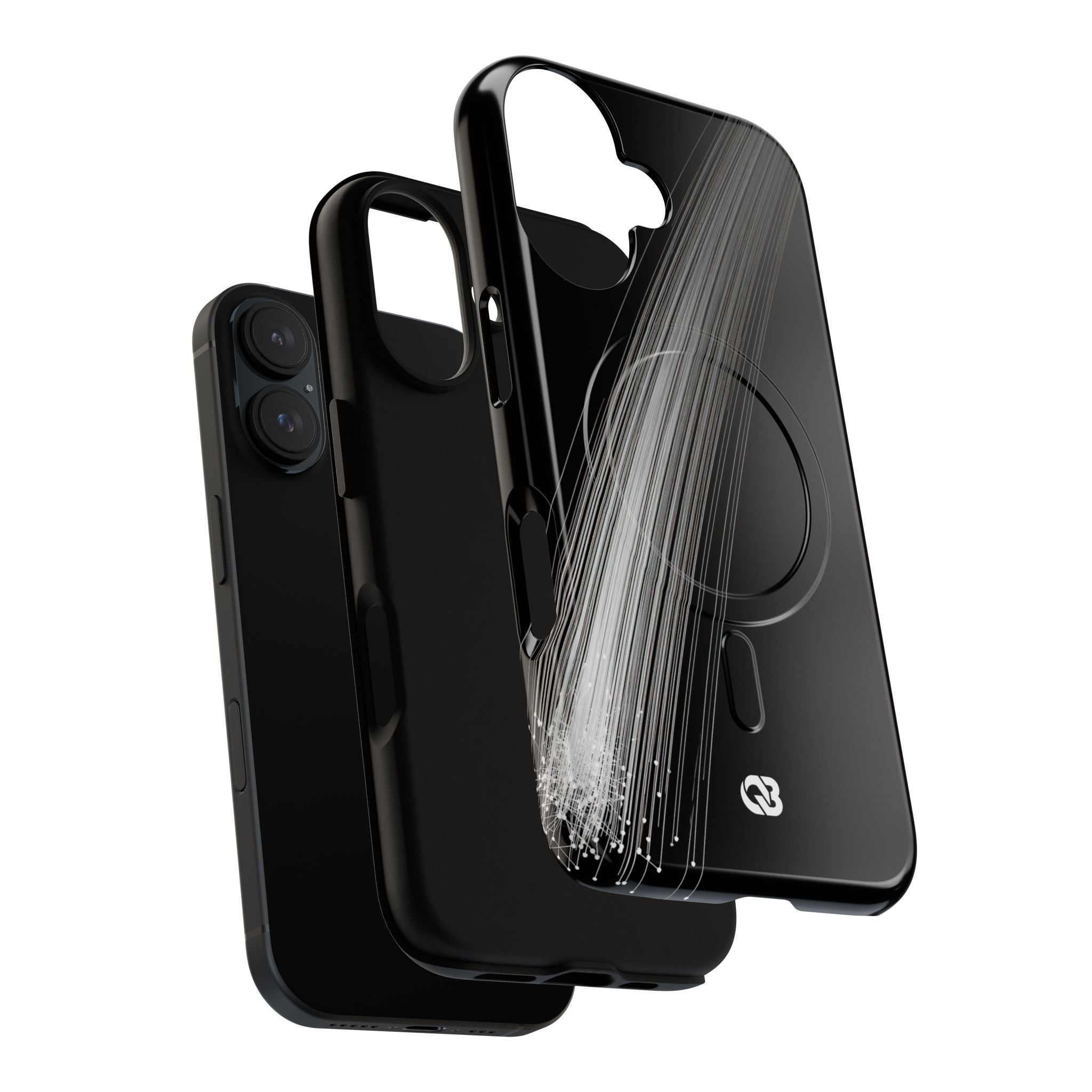 Black Tough 2.0 Magsafe Phone Case for iPhone - Linear Velocity Beam