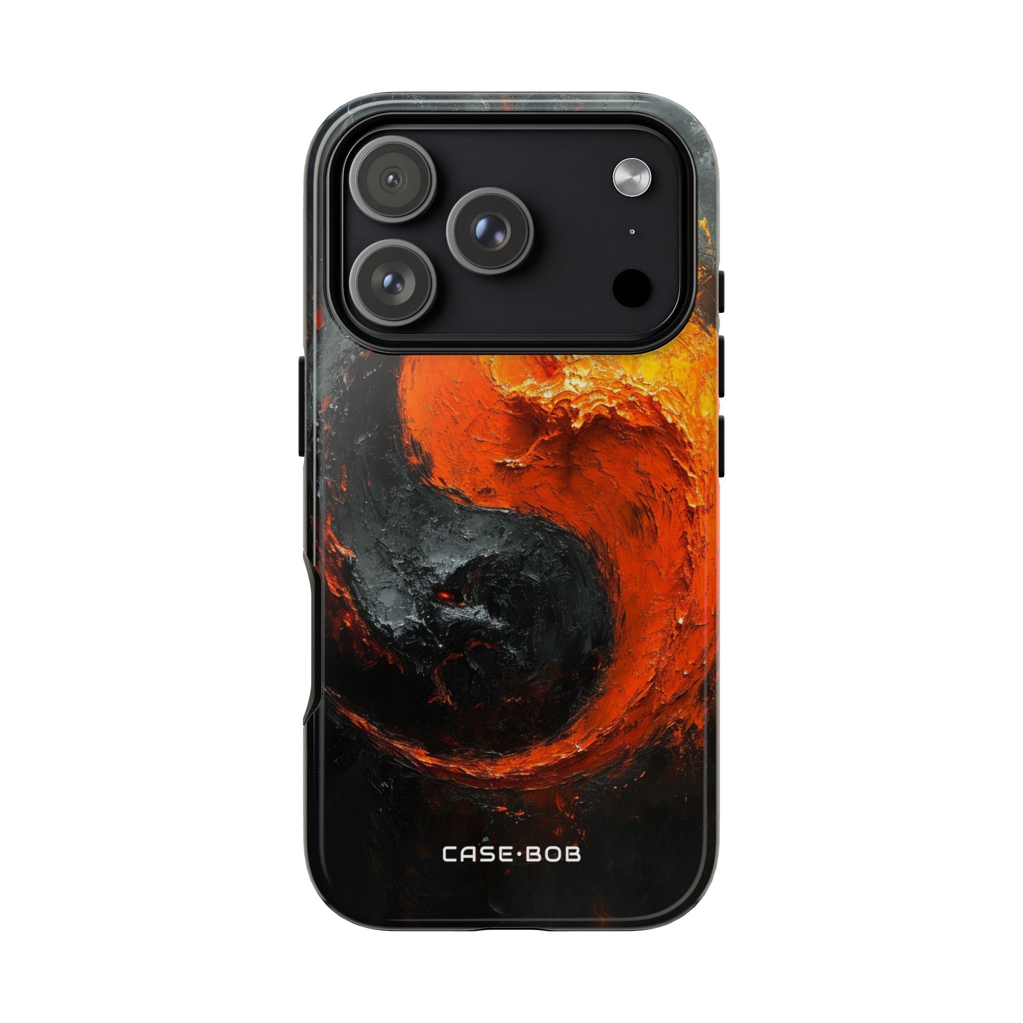 Molten Yin-Yang iPhone 17 Pro Case - Tough - CASE•BOB
